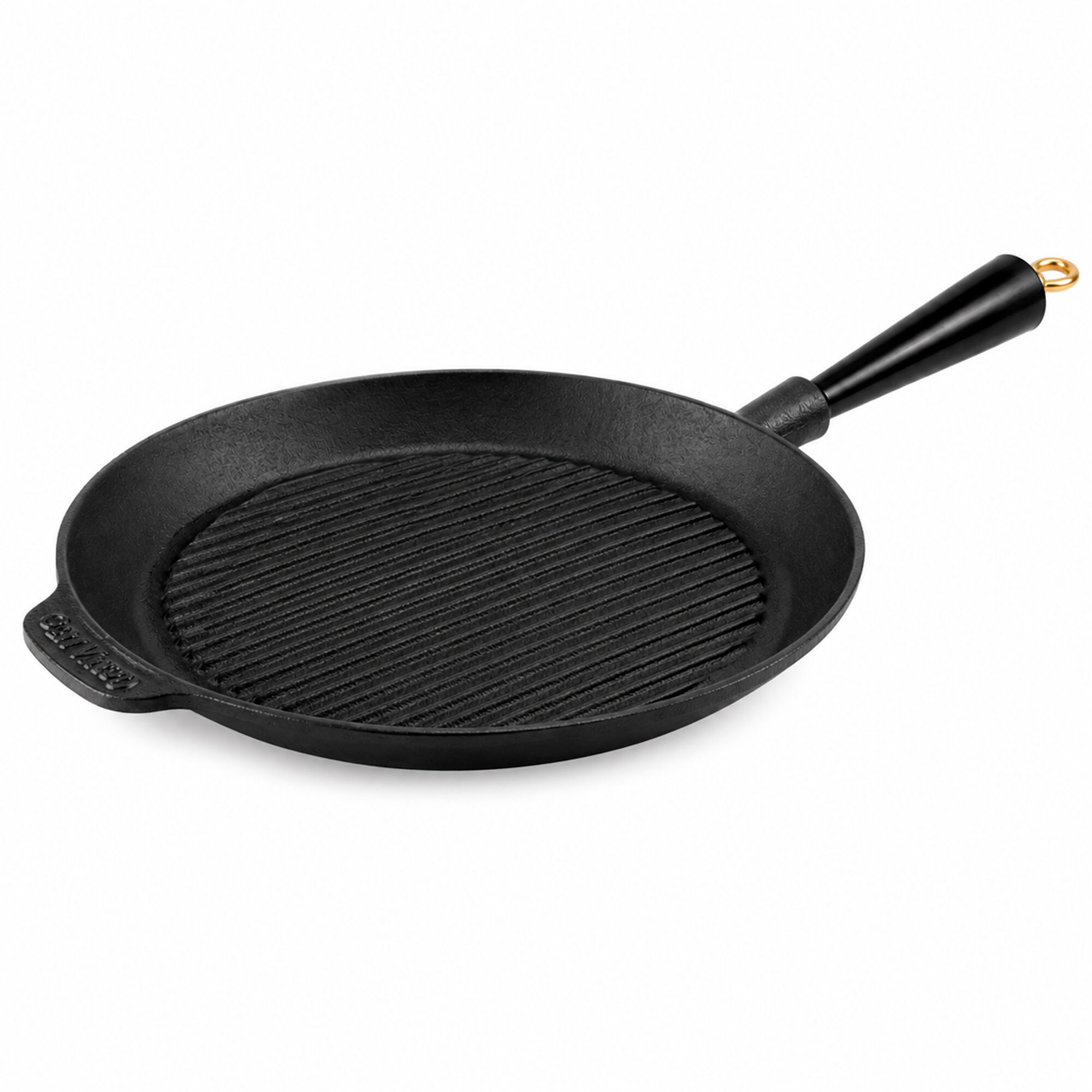 Carl Victor Gold Grillpande 28 Cm  Støbejern