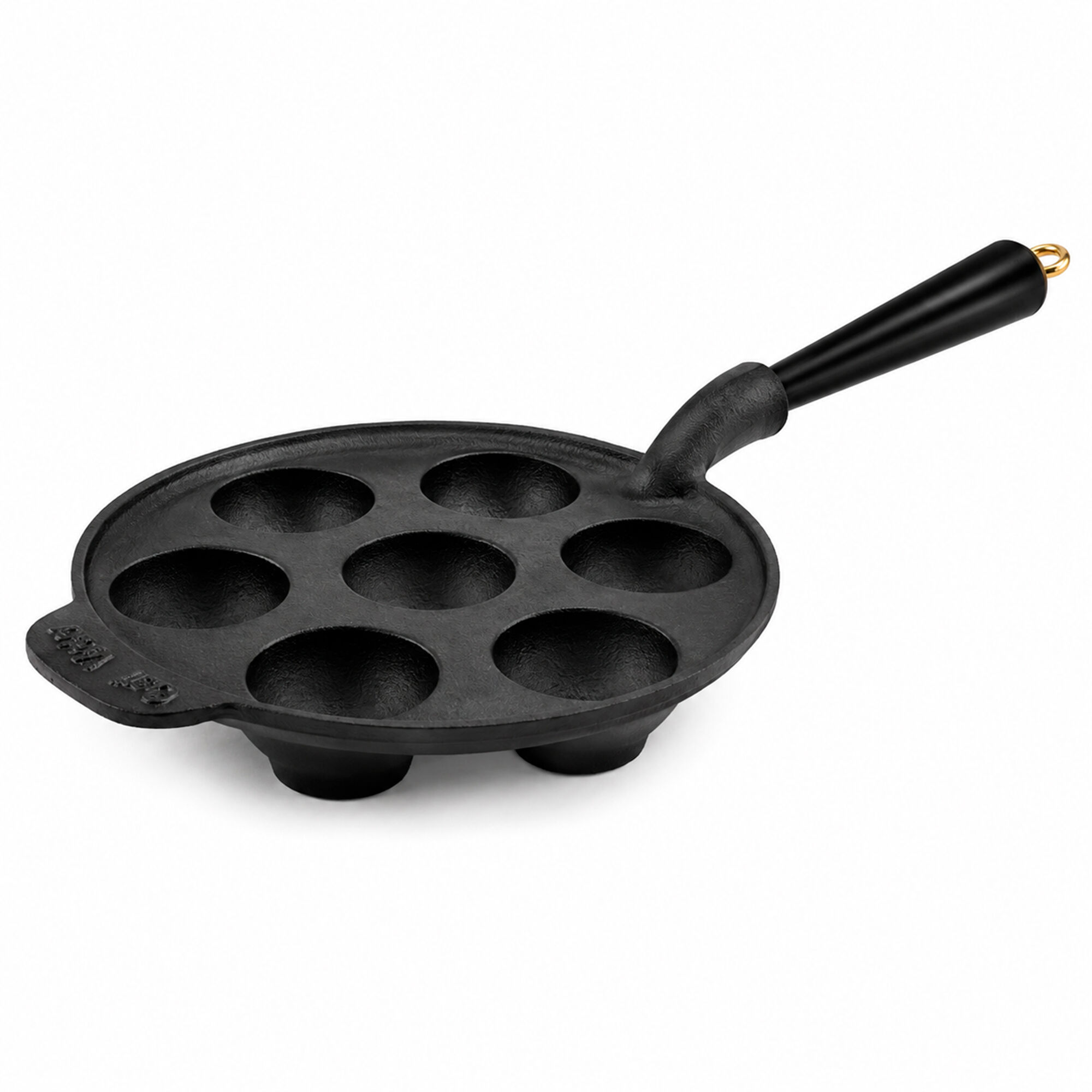 Carl Victor Gold æbleskivepande 21 Cm  Støbejern