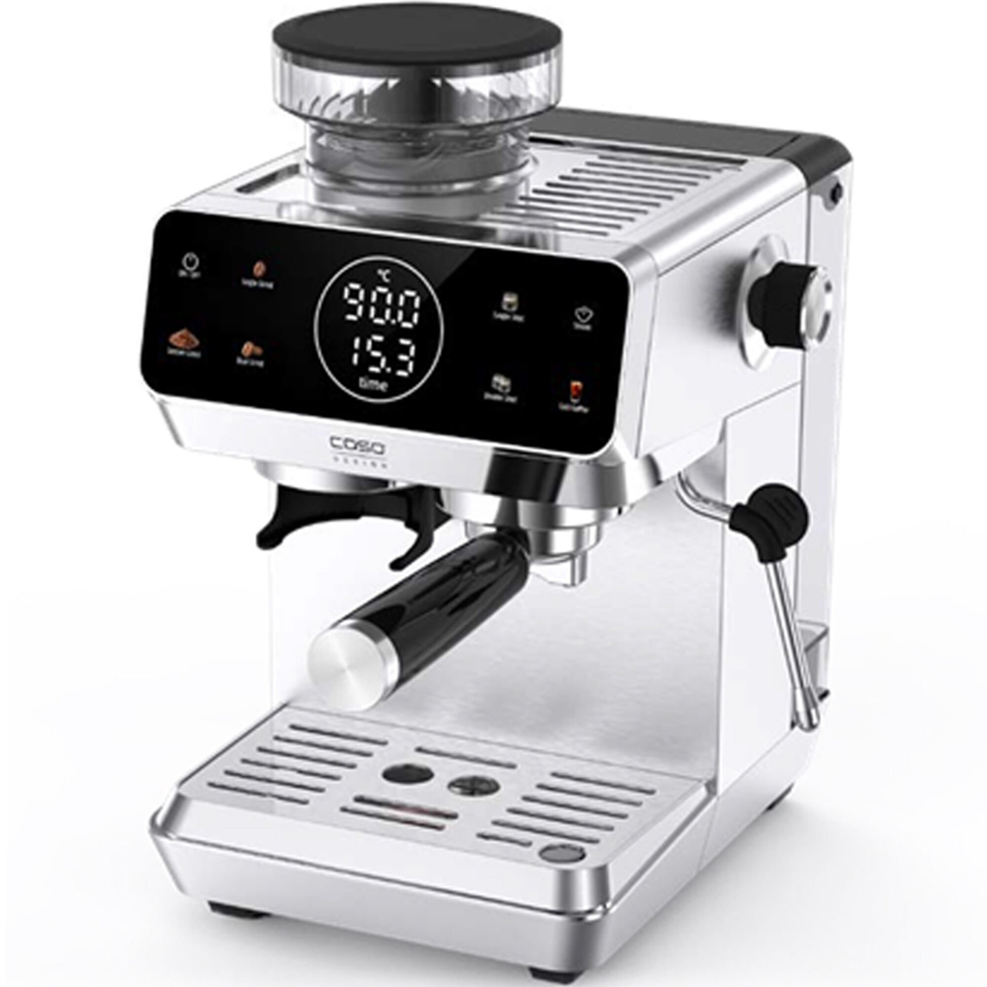 Caso 1826 Espresso Gourmet Espressomaskine Med Kværn