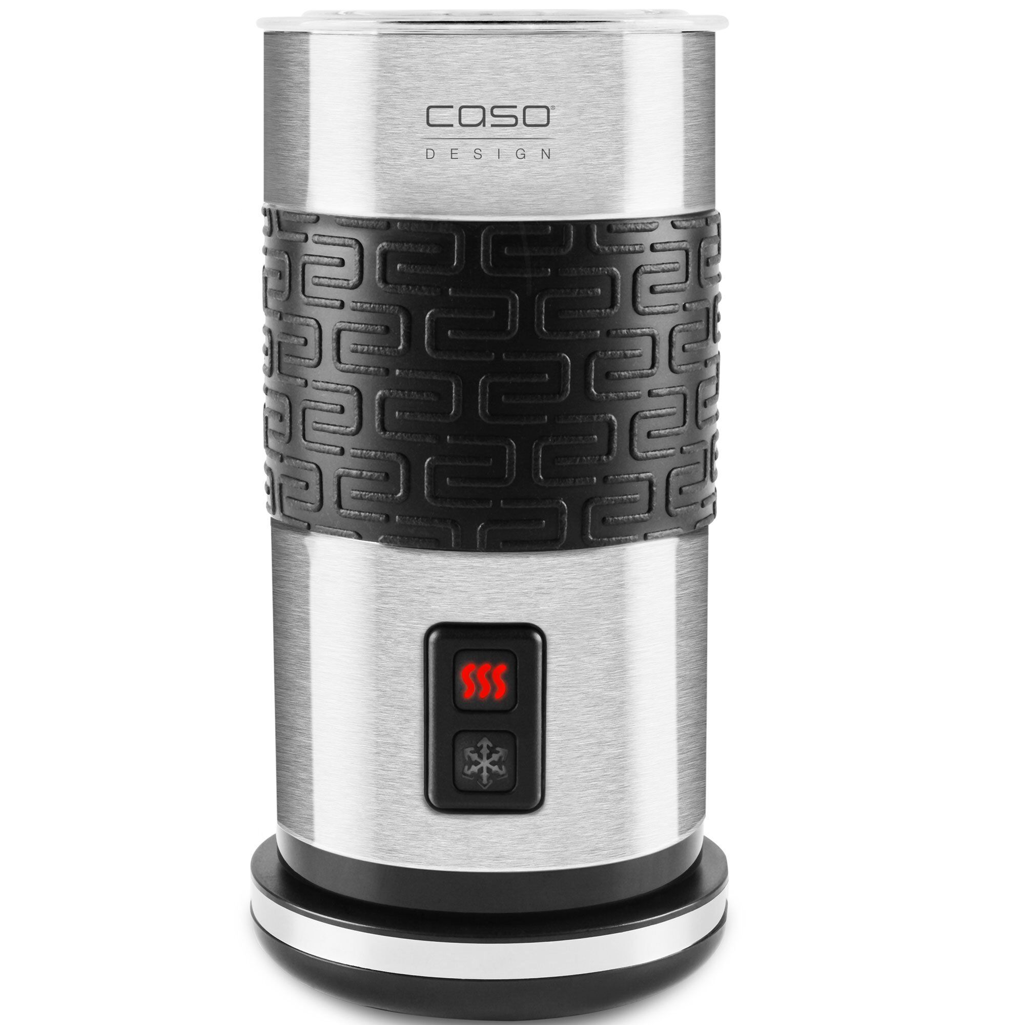 Caso Fomini Crema Inox Mælkeskummer  Stål Sort