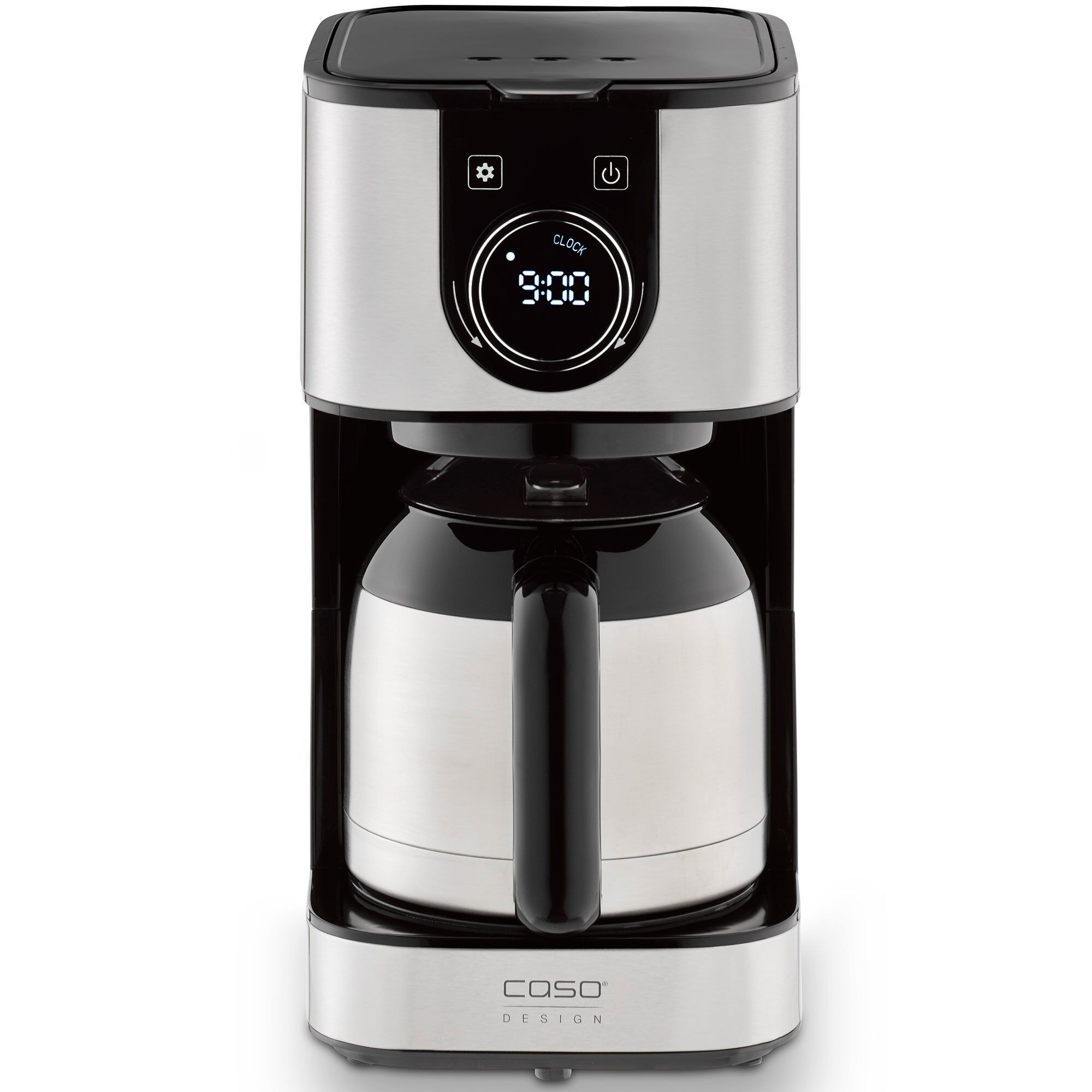 Caso Selection C10 Thermo Kaffemaskine  Stål Sort