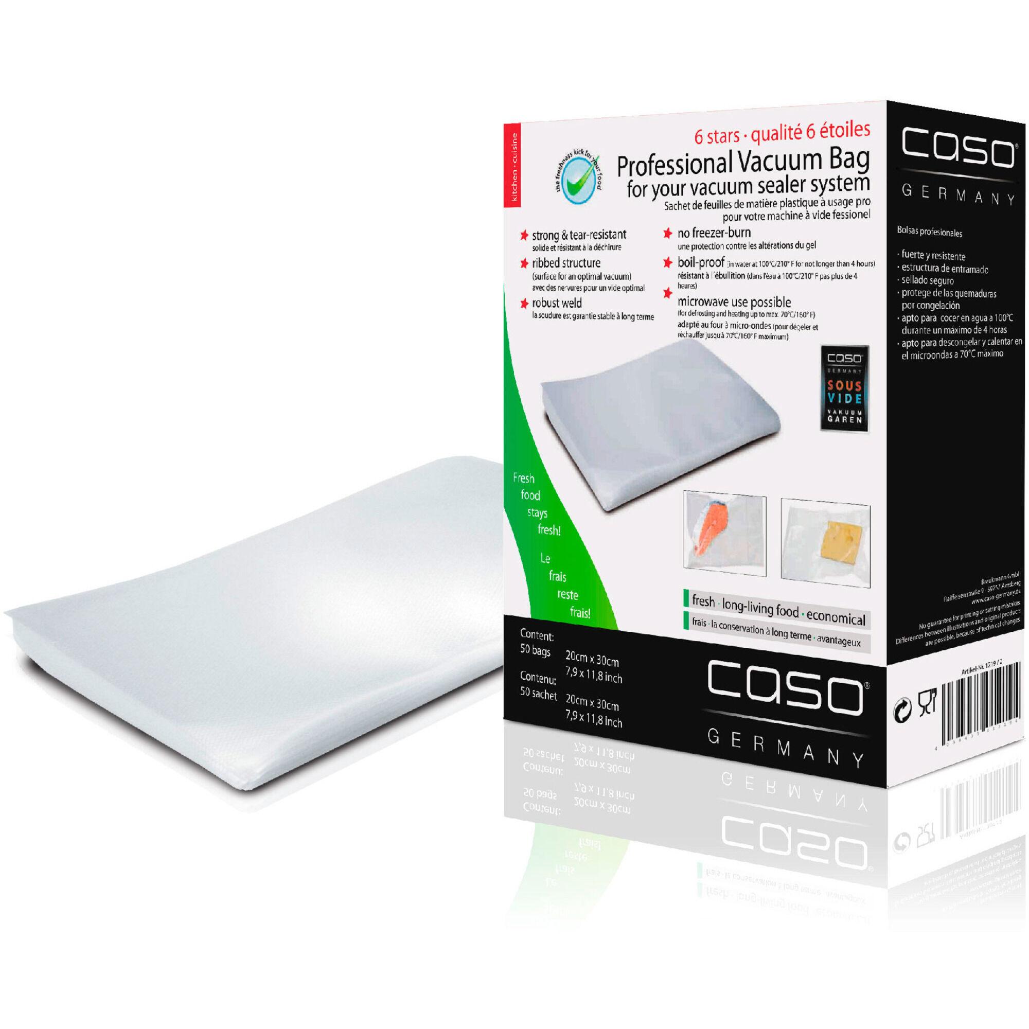 Caso 50 Stk  20x30 Cm  Folieposer