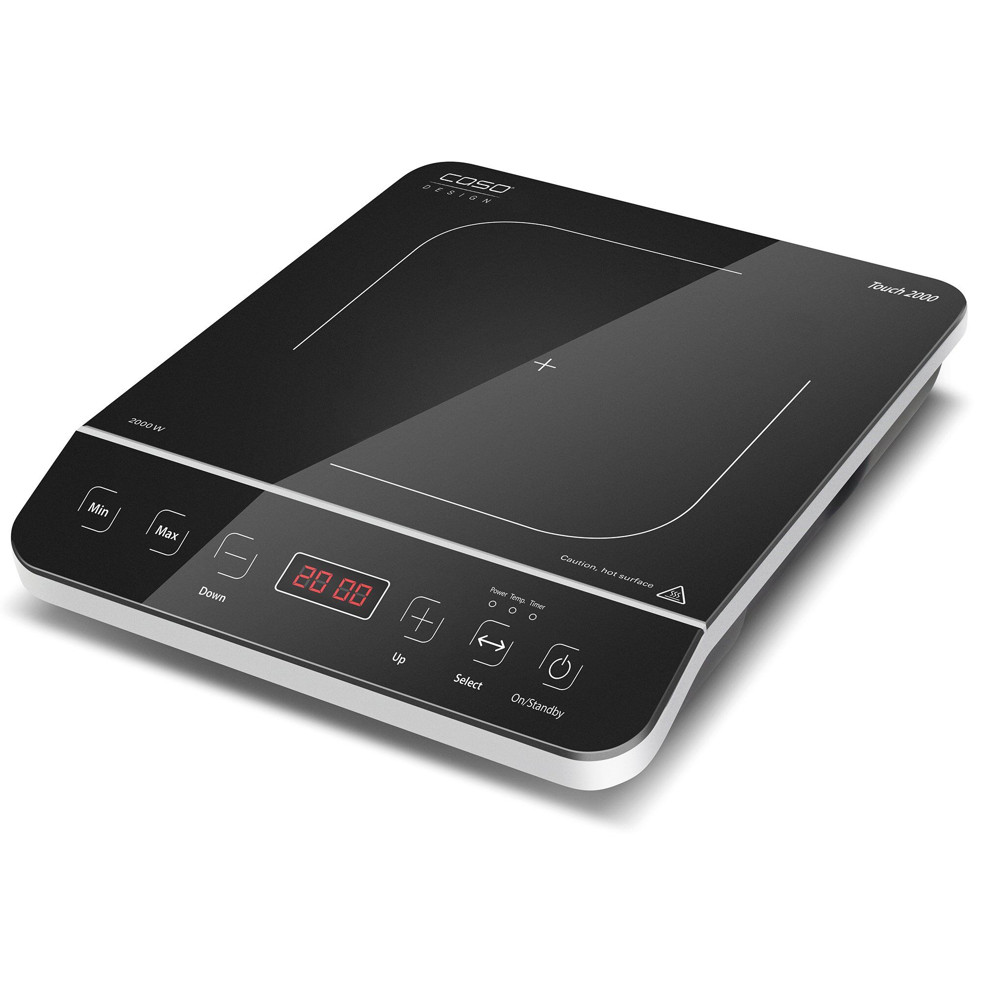 Caso Touch 2000 Induktionskogeplade  Sort