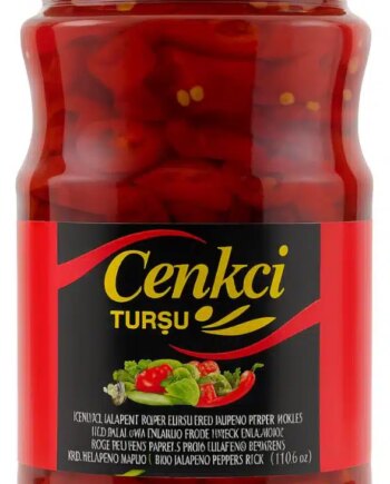Cenkci Rød Jalapeno  Skiver 650
