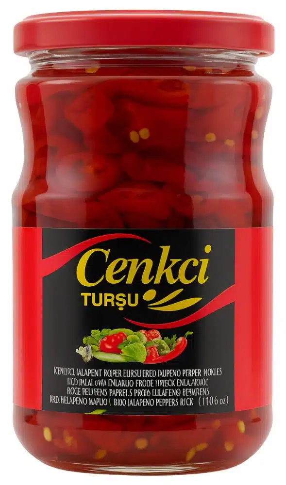 Cenkci Rød Jalapeno Skiver 650