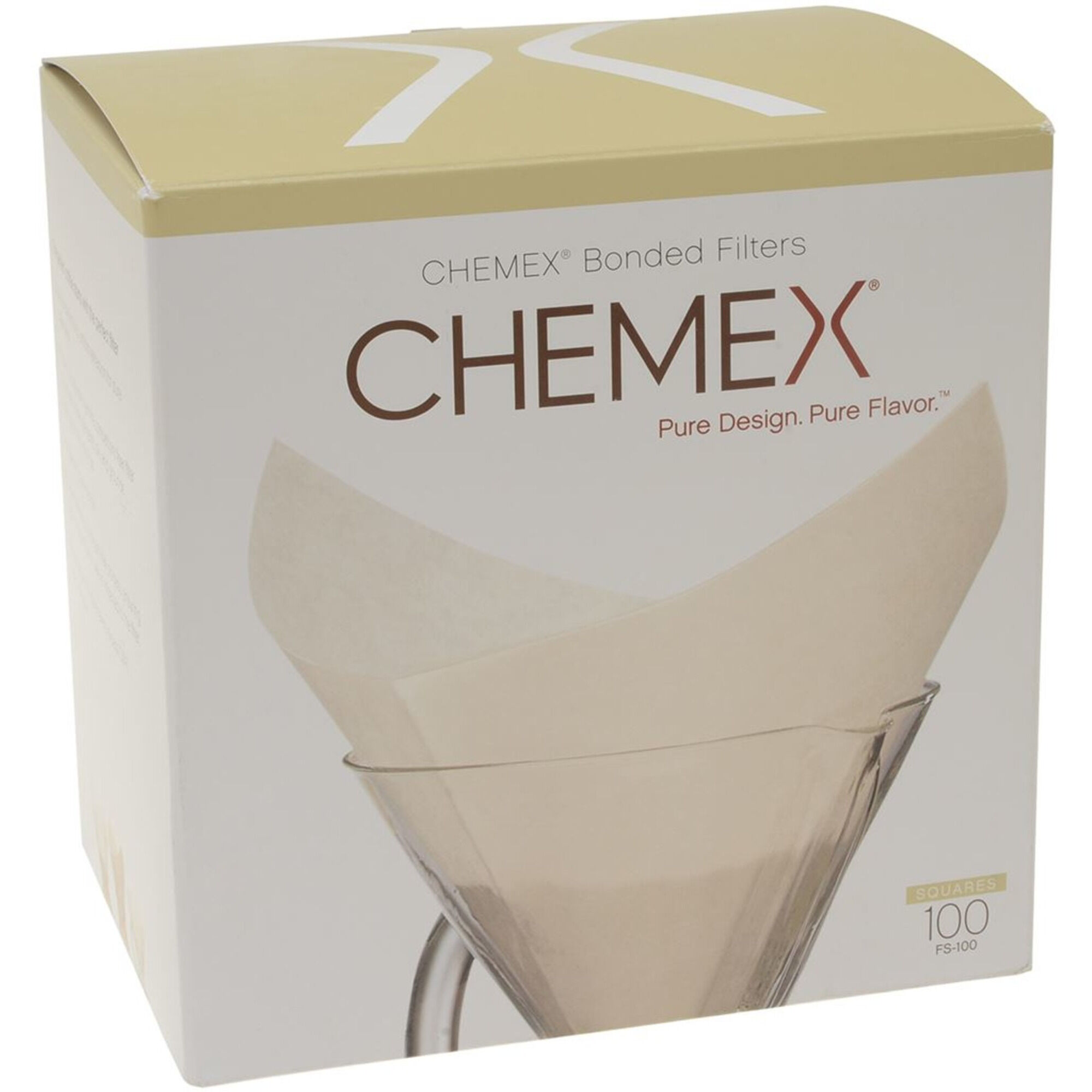 Chemex Fs-100 Kaffefilter  10 Kopper  100 Stk