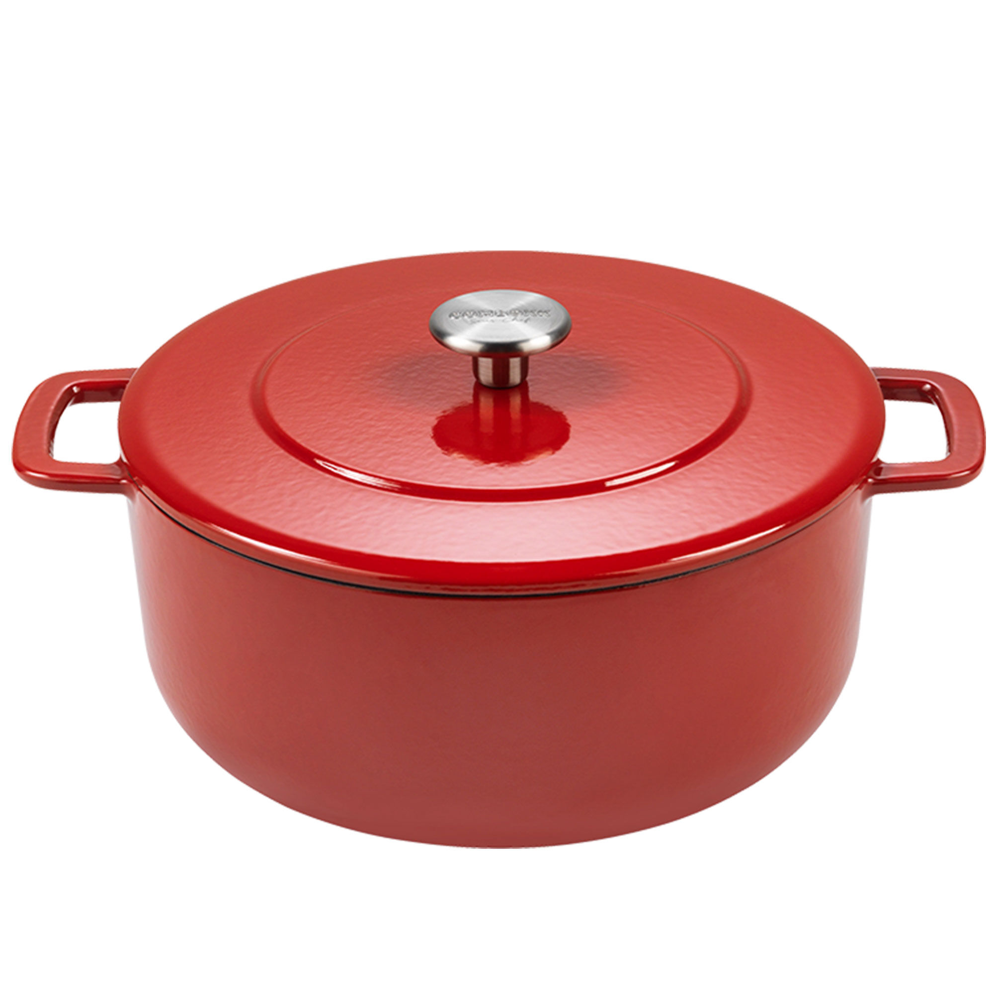 Combekk Støbejernsgryde Med Låg ø24 Cm  Cherry
