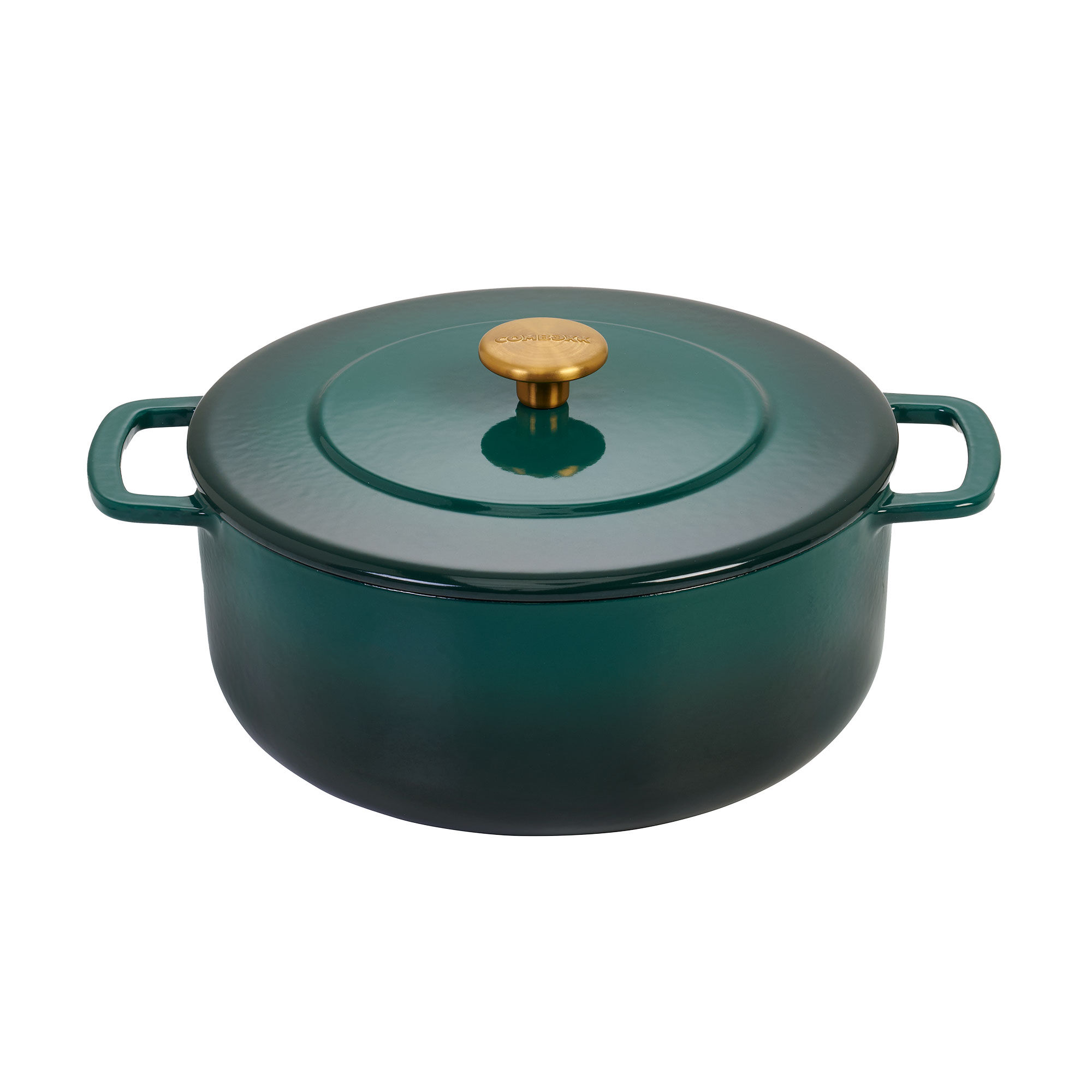 Combekk Støbejernsgryde Med Låg ø24 Cm     Liter  Grøn