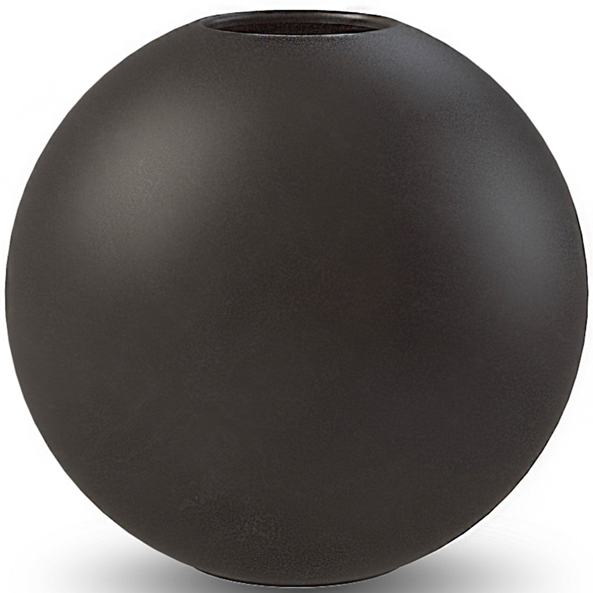 Cooee Design Ball Vase  10 Cm  Black