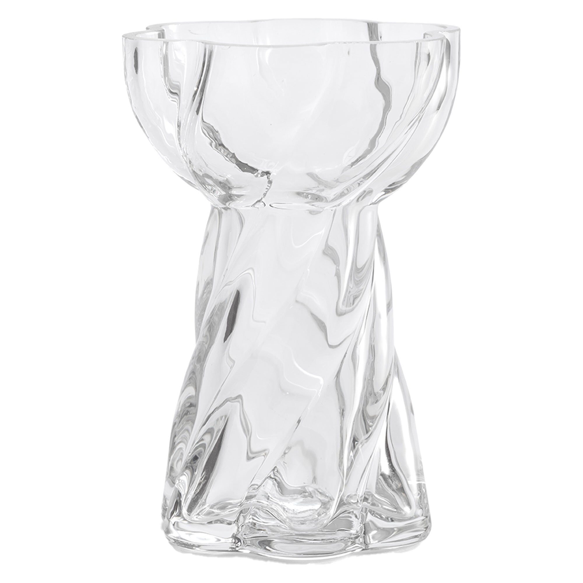 Cooee Design Bulb Twist Løgvase 12 Cm  Klar