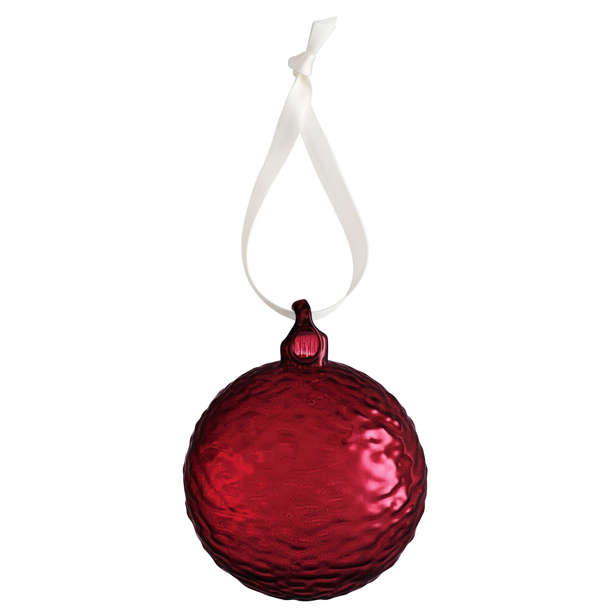 Cooee Design Gry Juletræskugler   Cm  Deep Red