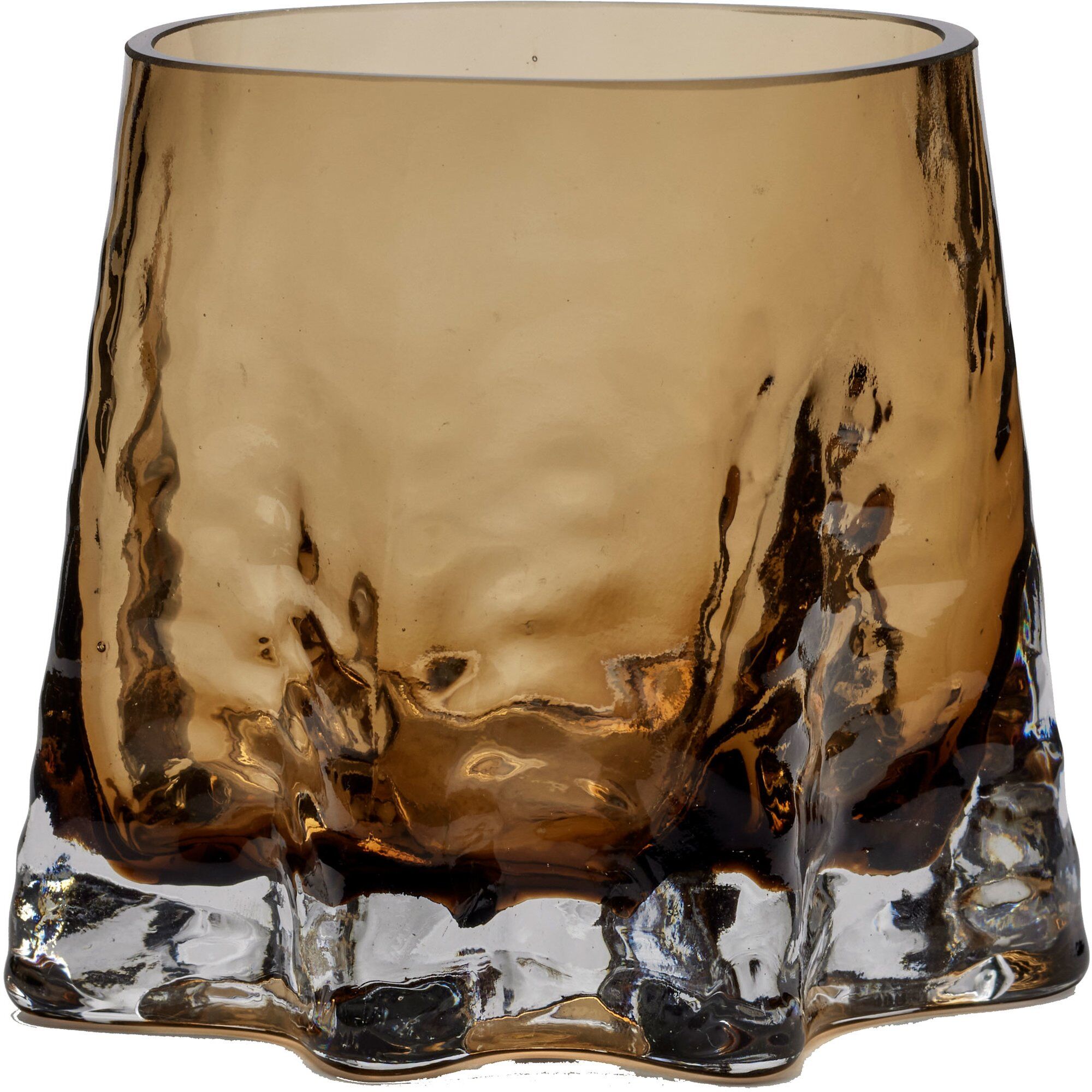Cooee Design Gry Lysestage Medium 11 Cm  Cognac