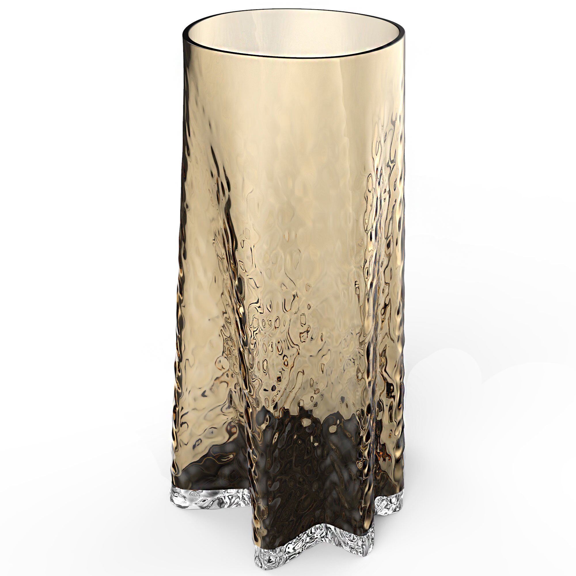 Cooee Design Gry Vase  30 Cm  Cognac