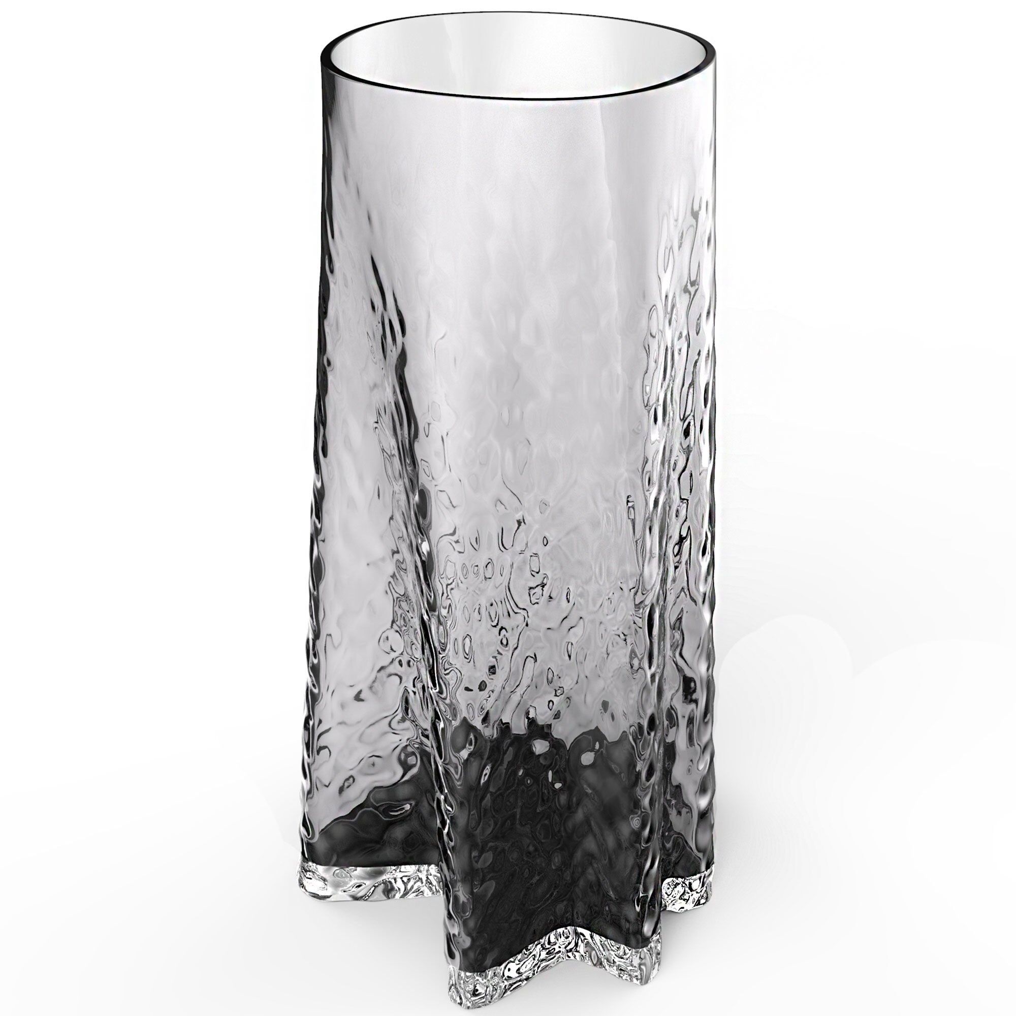 Cooee Design Gry Vase  30 Cm  Smoke