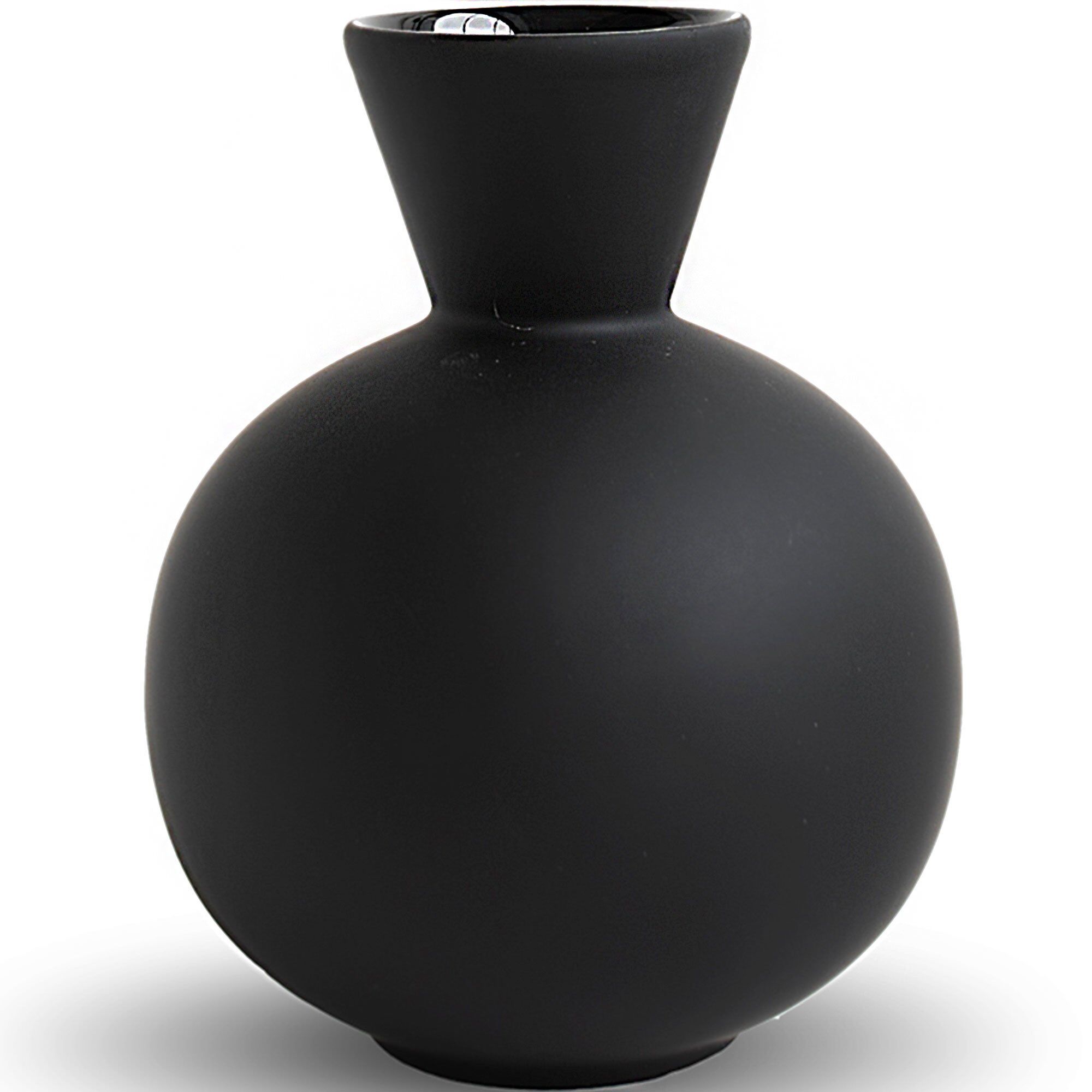Cooee Design Trumpet Vase  16 Cm  Sort