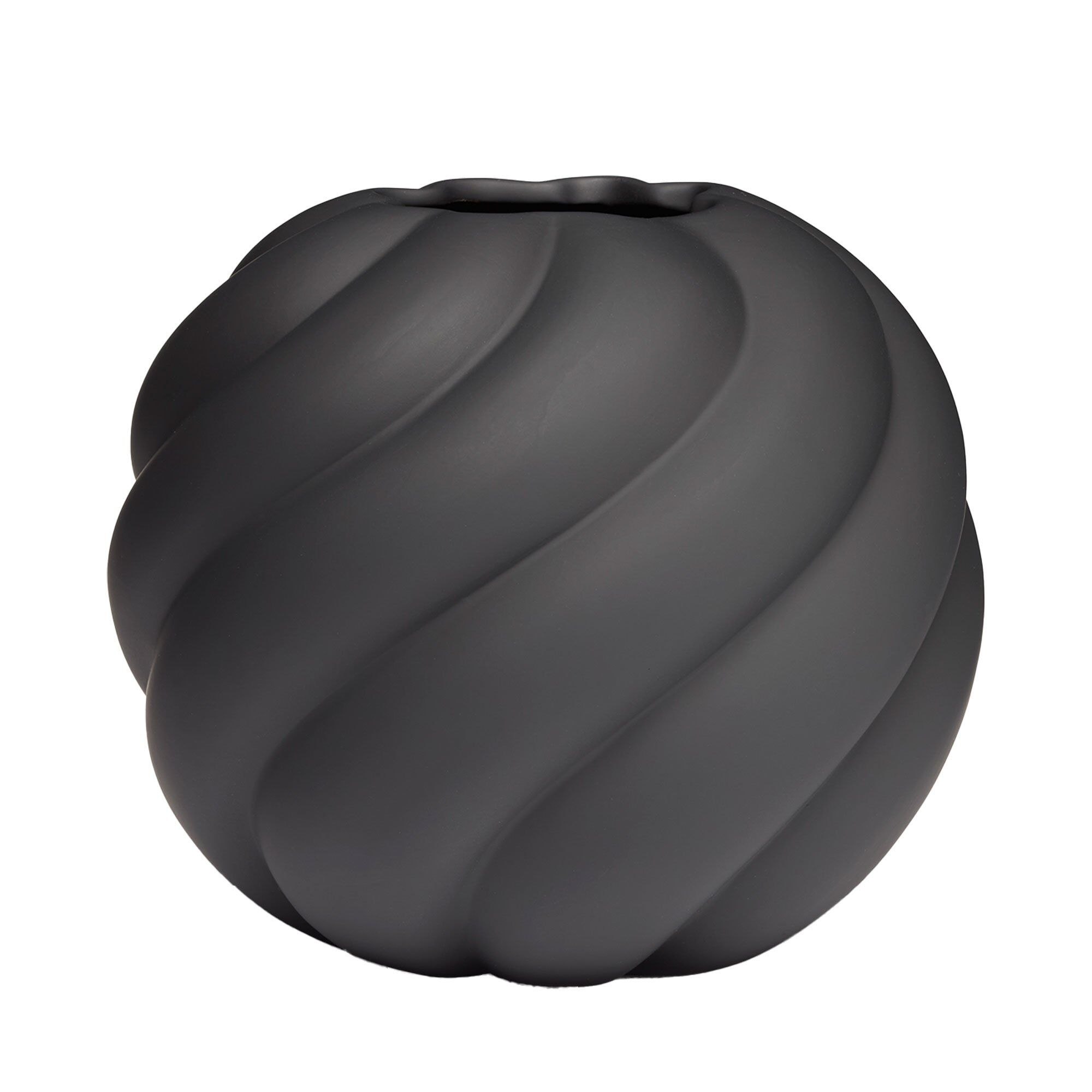 Cooee Design Twist Ball Vase 20 Cm  Sort