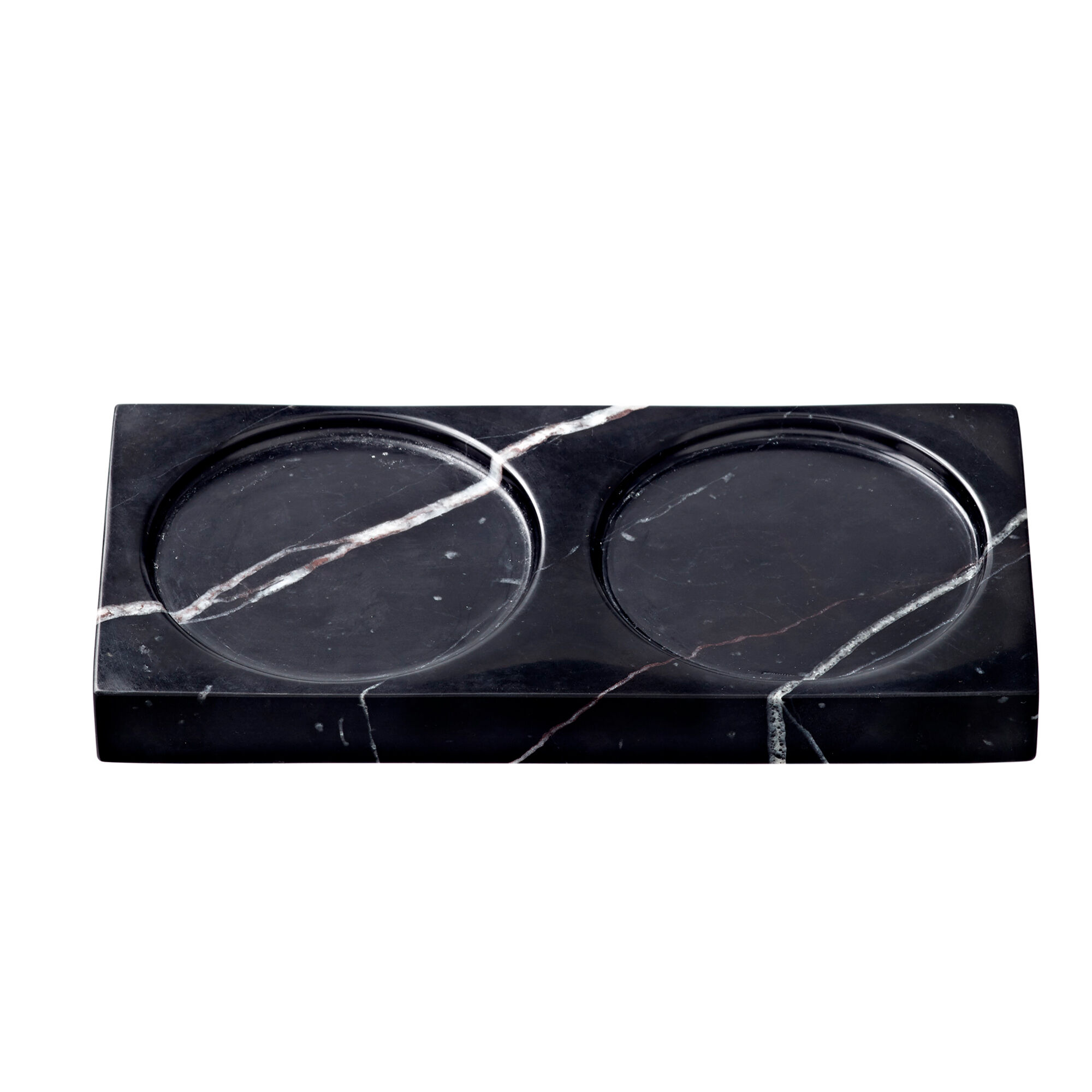 Crushgrind Tabletopper Bakke Til Salt- Og Peberkværn  Black Marble