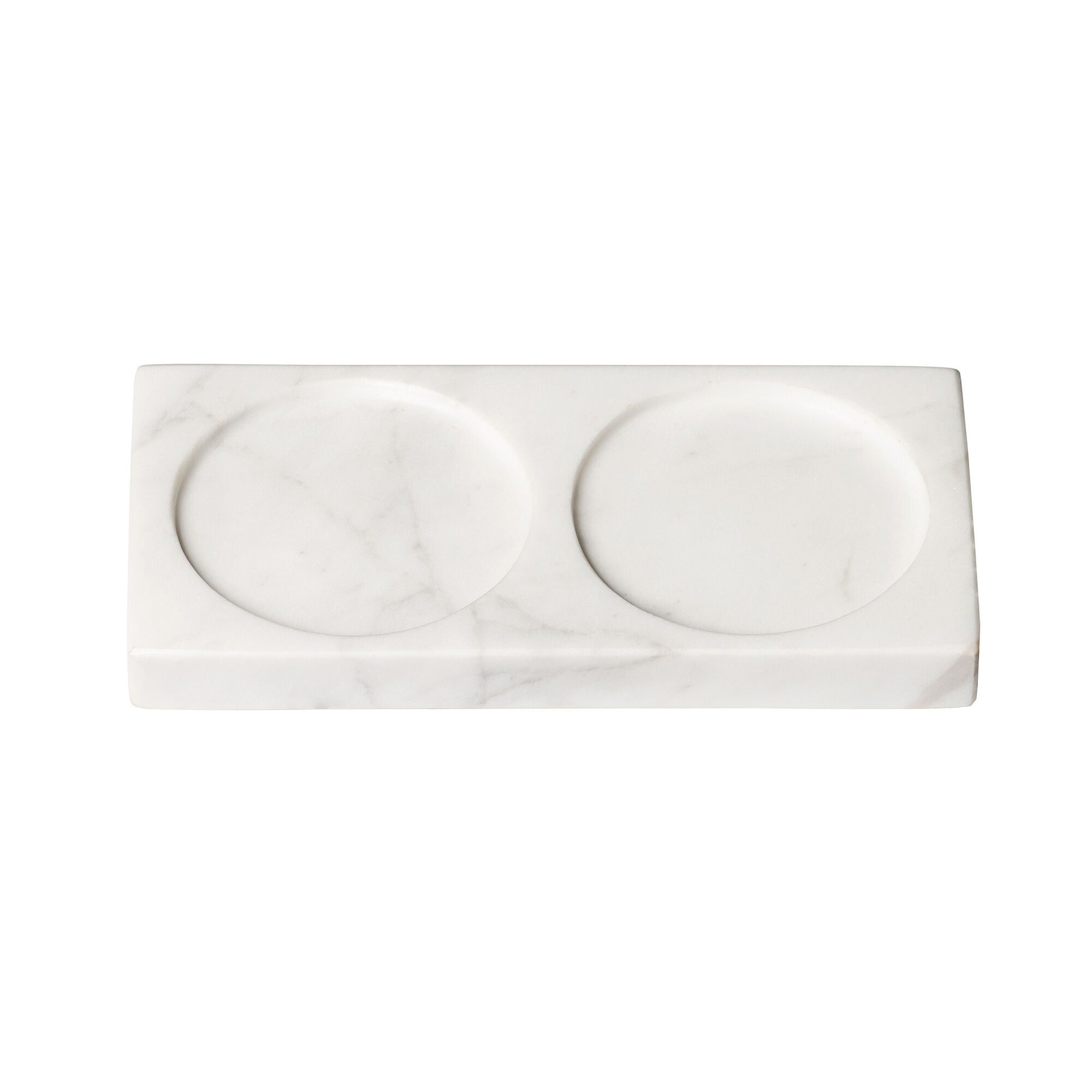 Crushgrind Tabletopper Bakke Til Salt- Og Peberkværn  White Marble