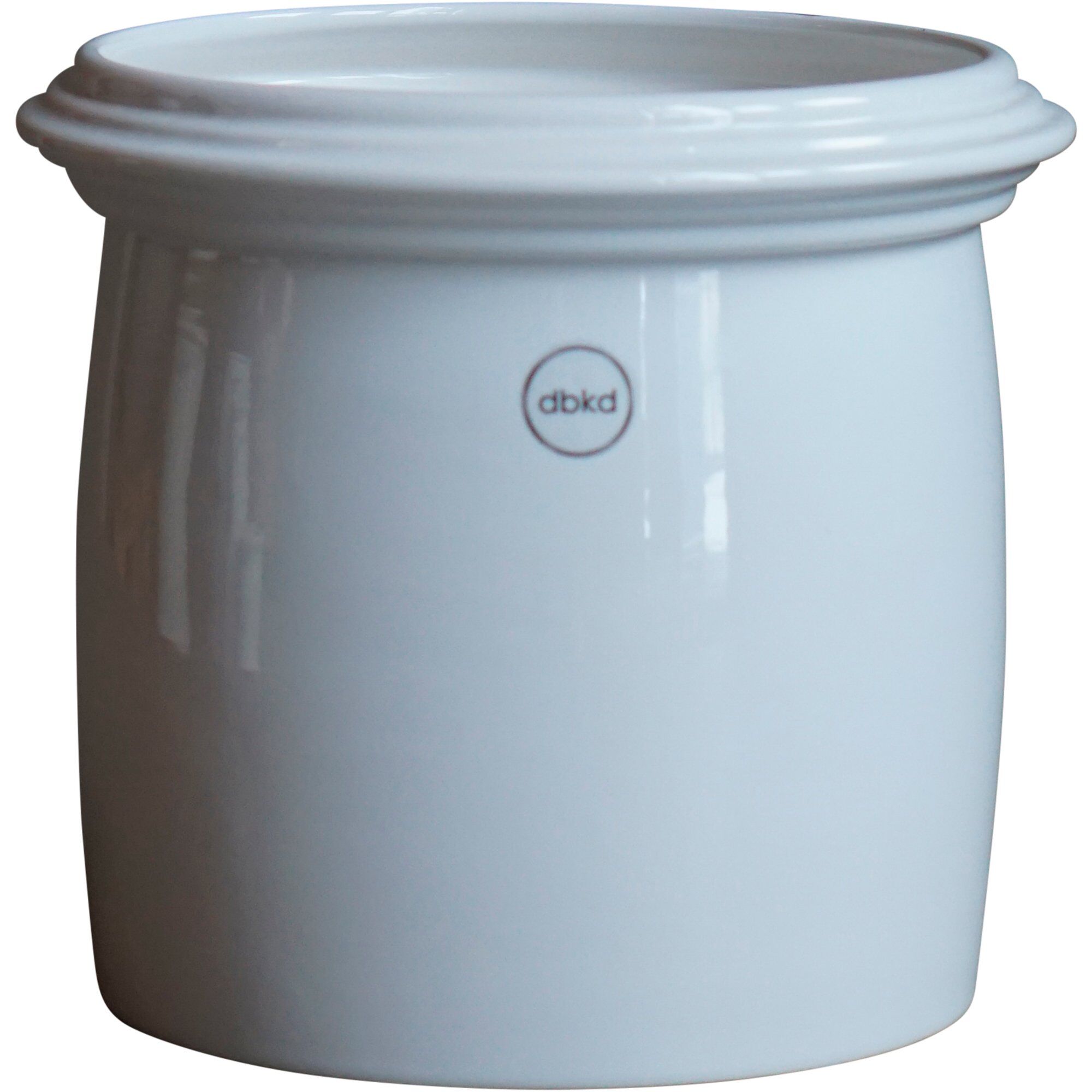 Dbkd Kruset Krukke  Small  Shiny White