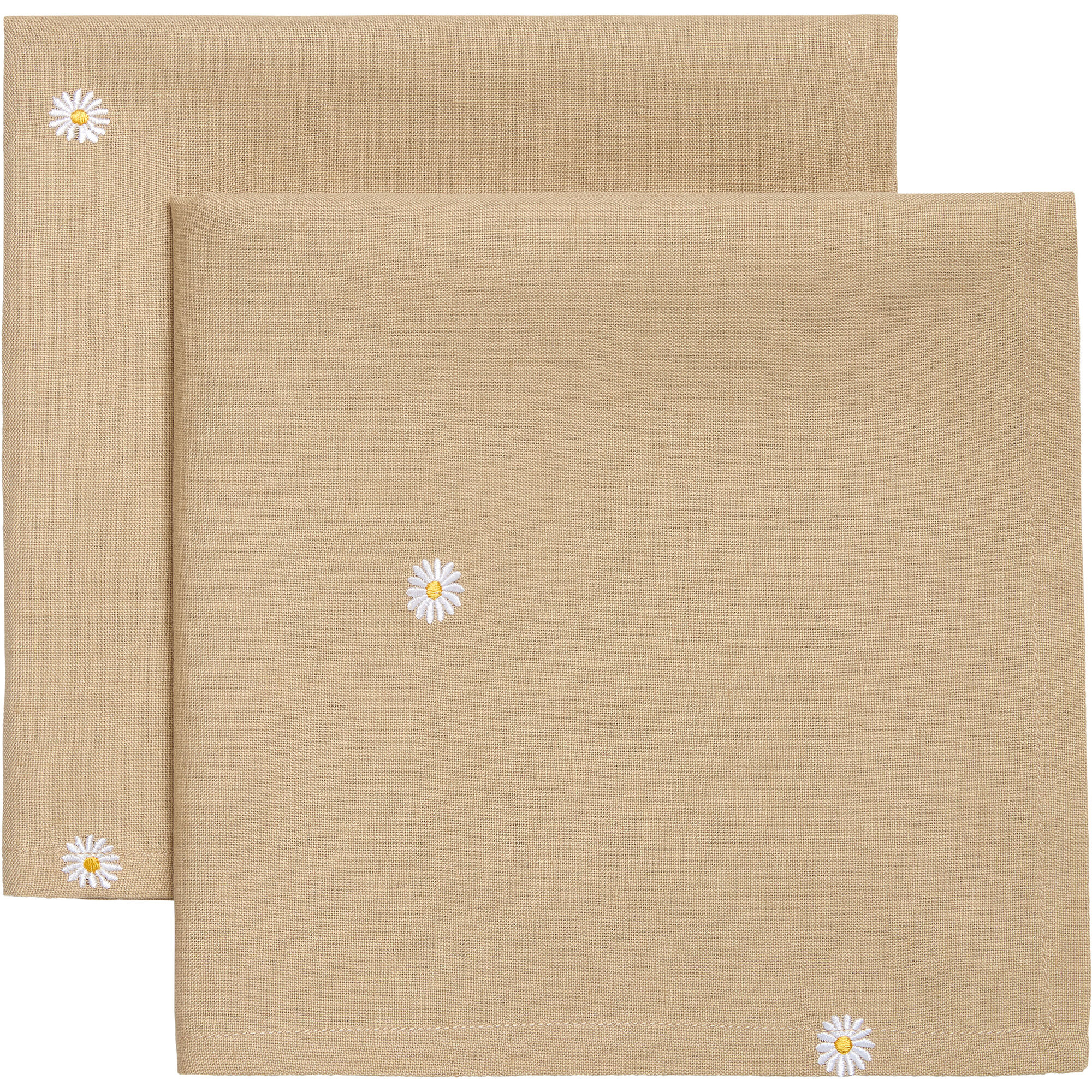 Decotique Daisy Serviet 45   45 Cm  -pak  Beige