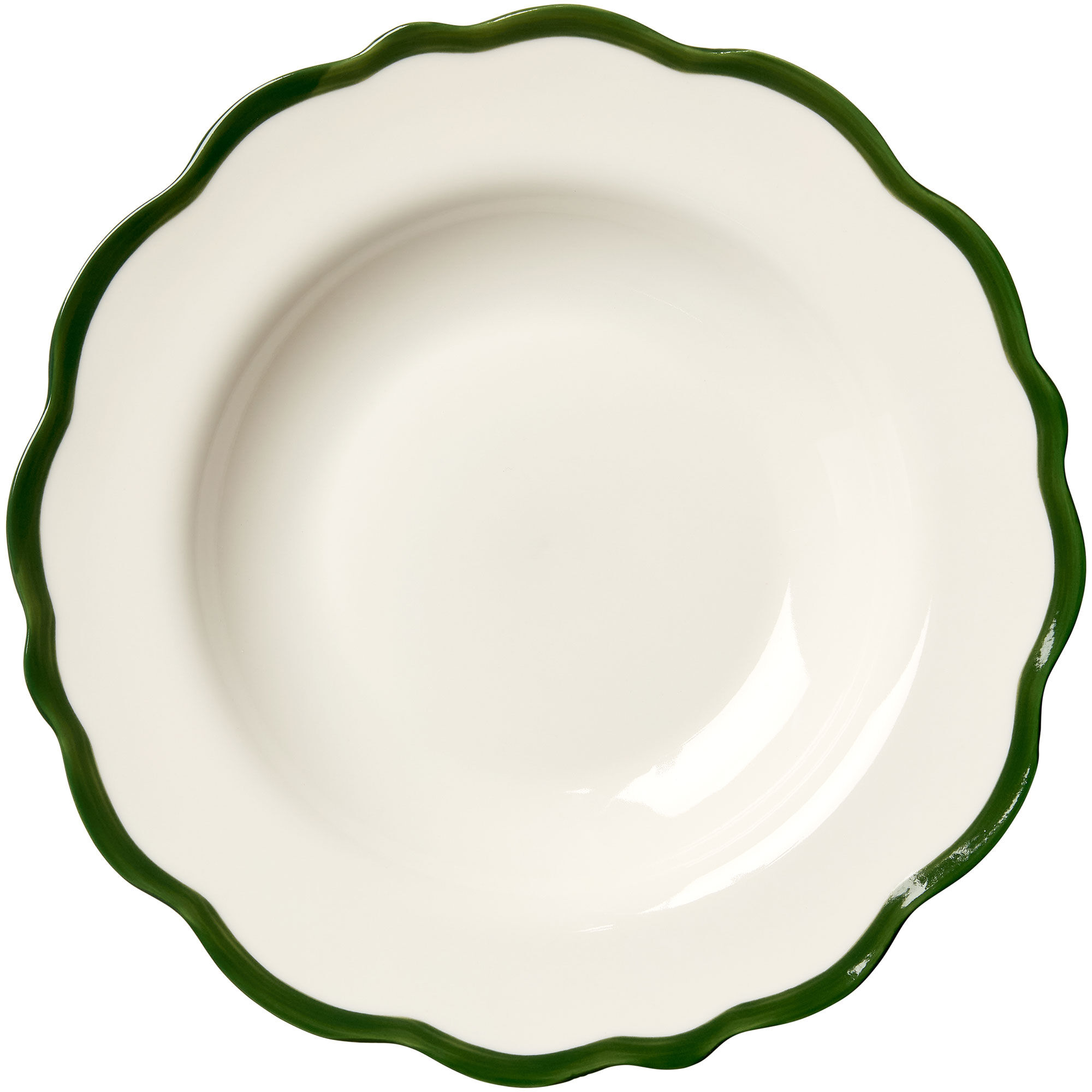 Decotique Fleur Skål 23 Cm  Mørkegrøn