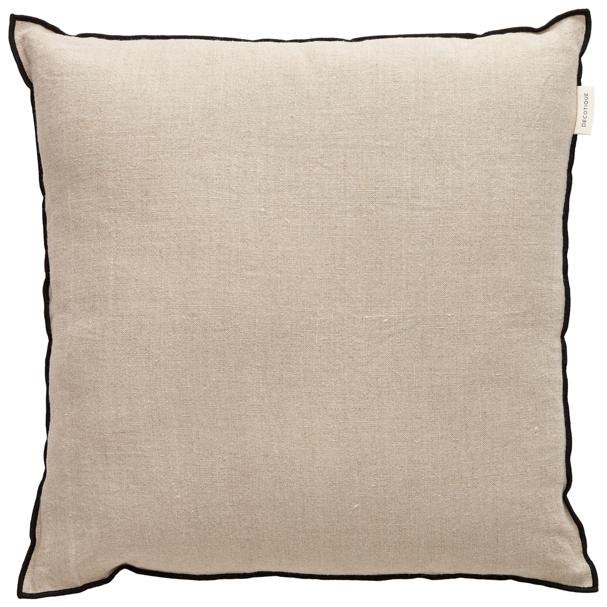 Decotique Frame Hørpude 50   50 Cm  Beige Sort