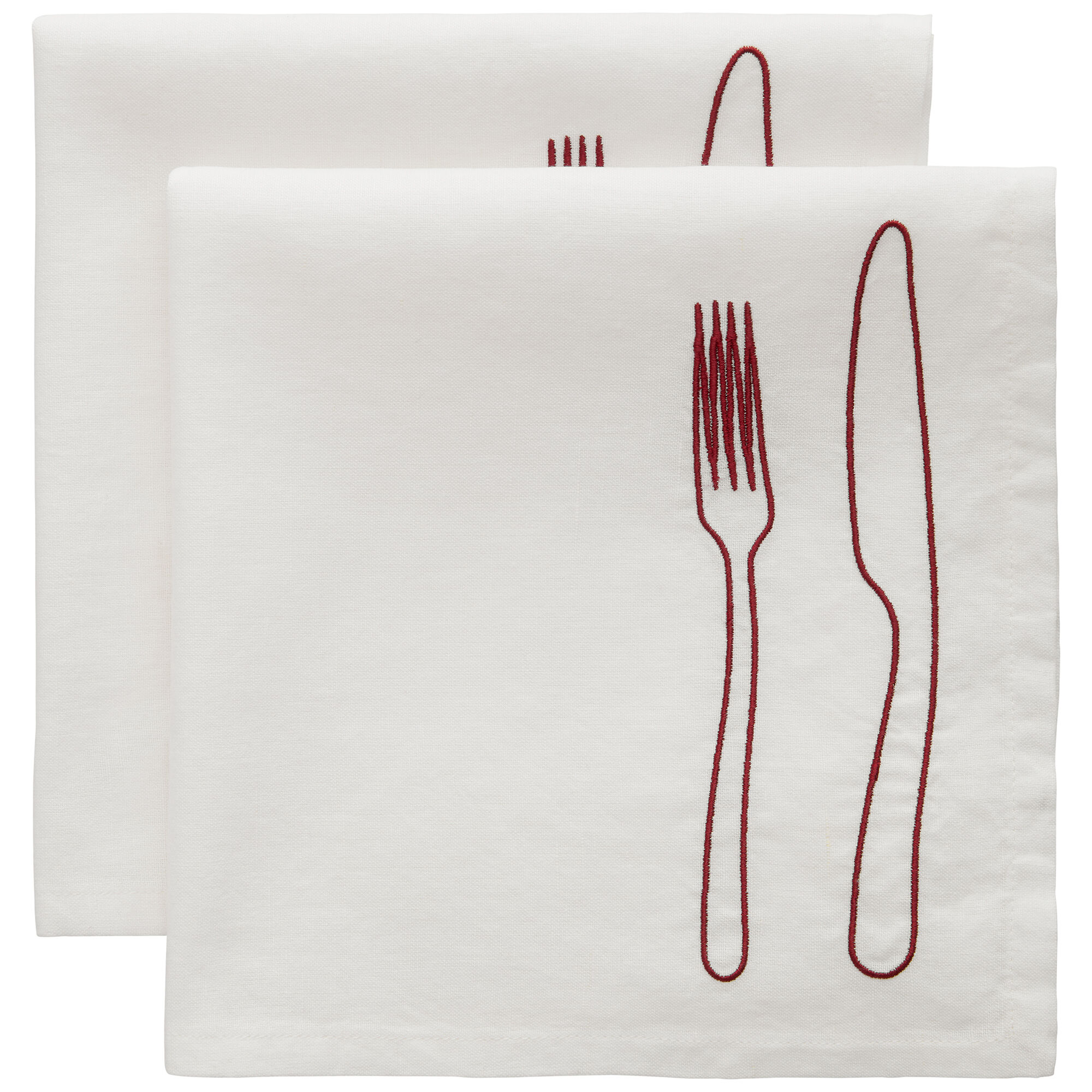 Decotique La Tavola Serviet 45   45 Cm   -pak   Bordeaux