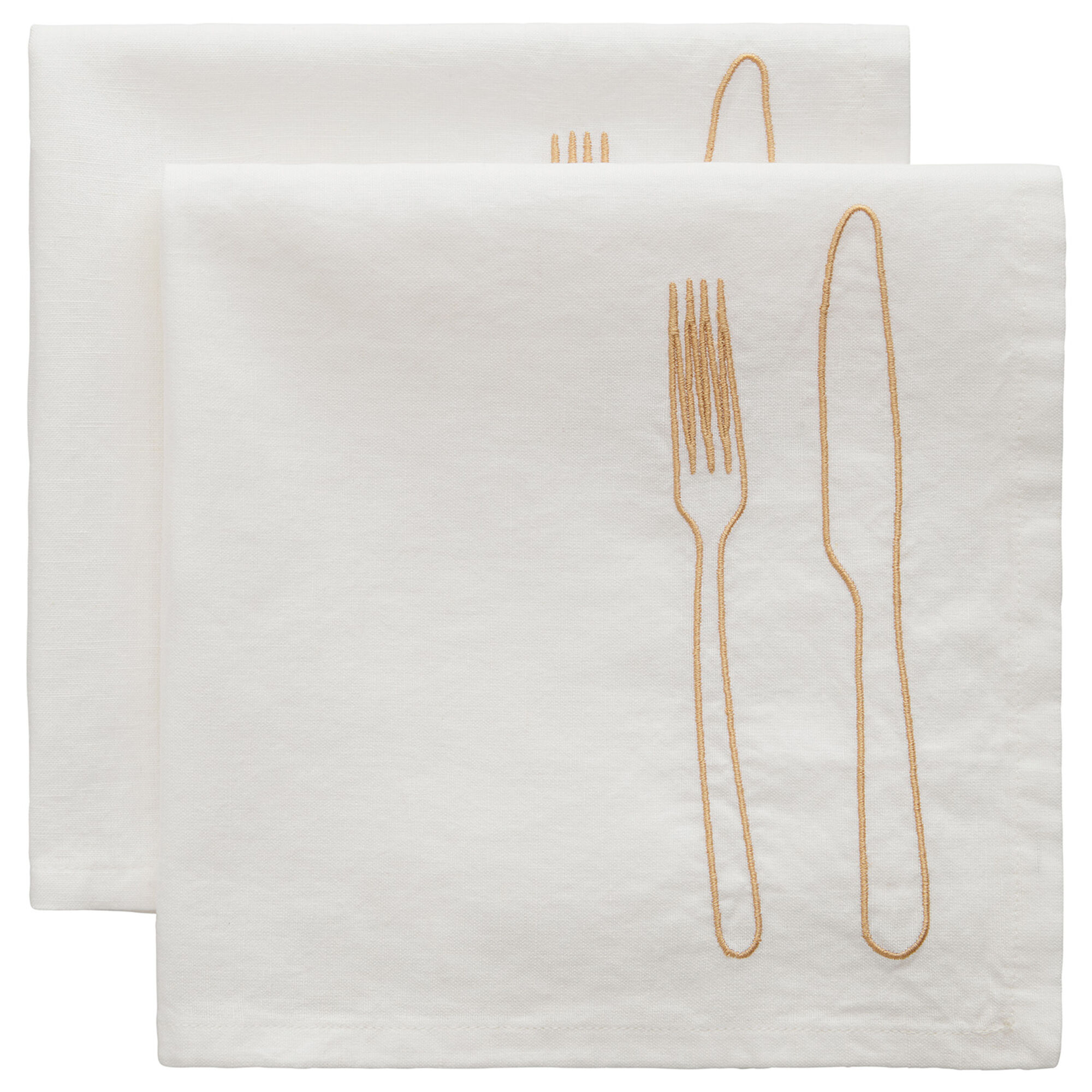 Decotique La Tavola Serviet 45   45 Cm  -pak  Latte