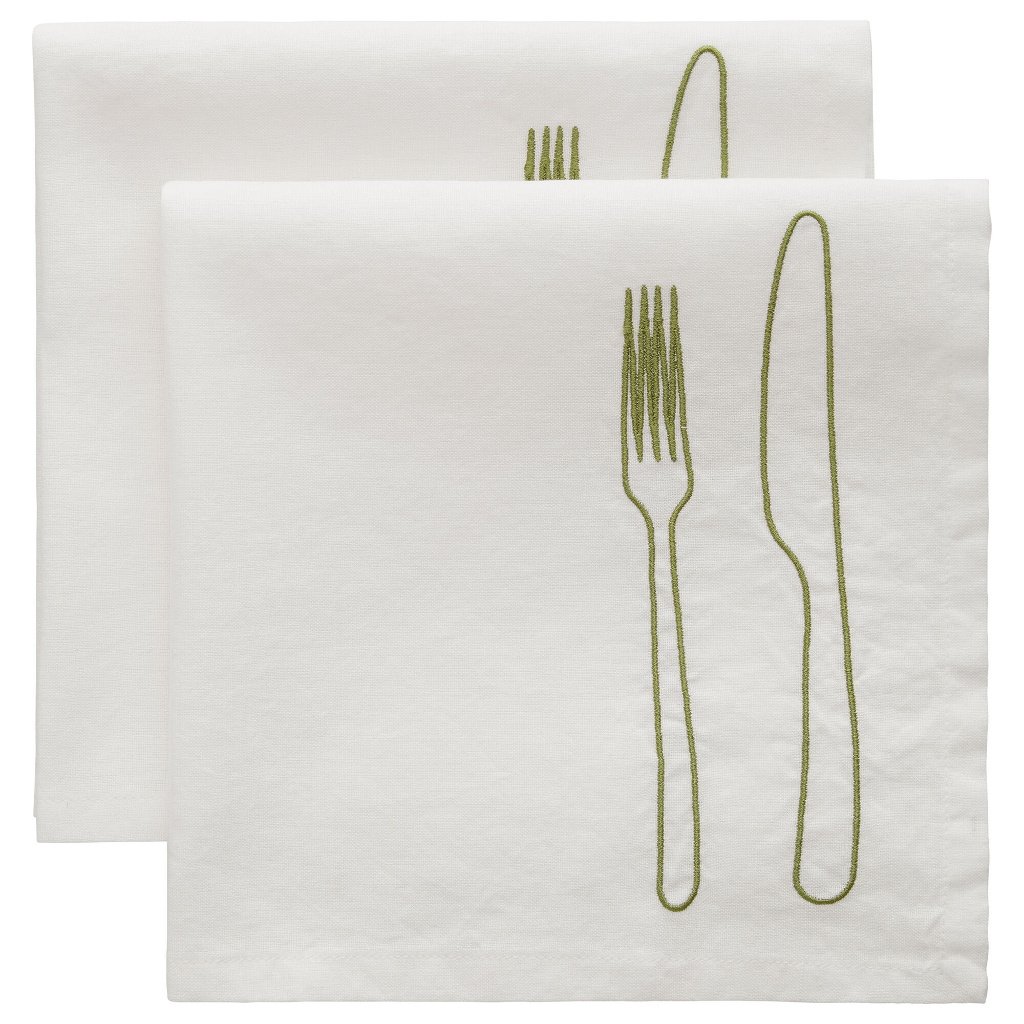 Decotique La Tavola Servietter 45   45 Cm   -pak  Grøn
