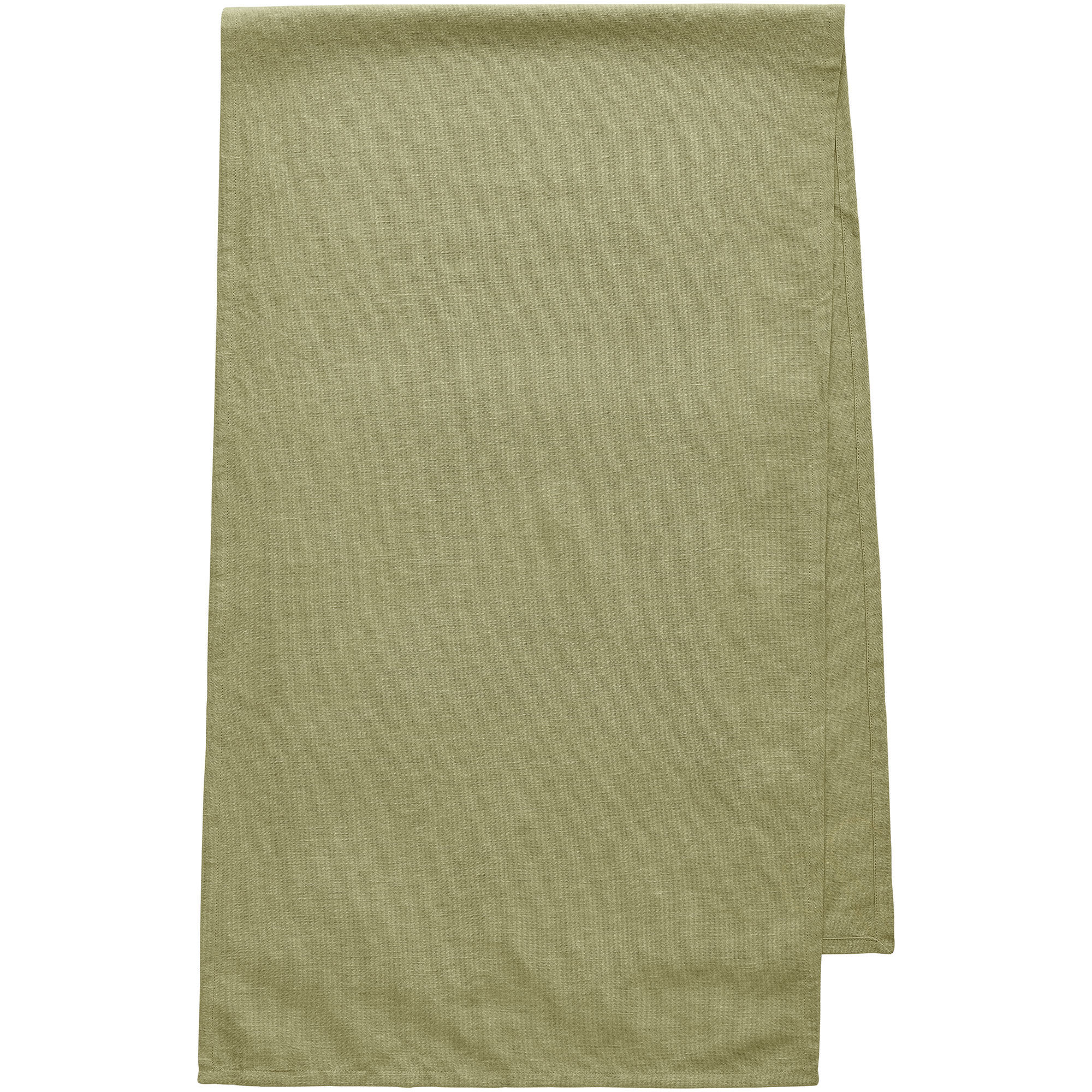 Decotique Sienna Bordløber Hør 150    45 Cm  Grøn