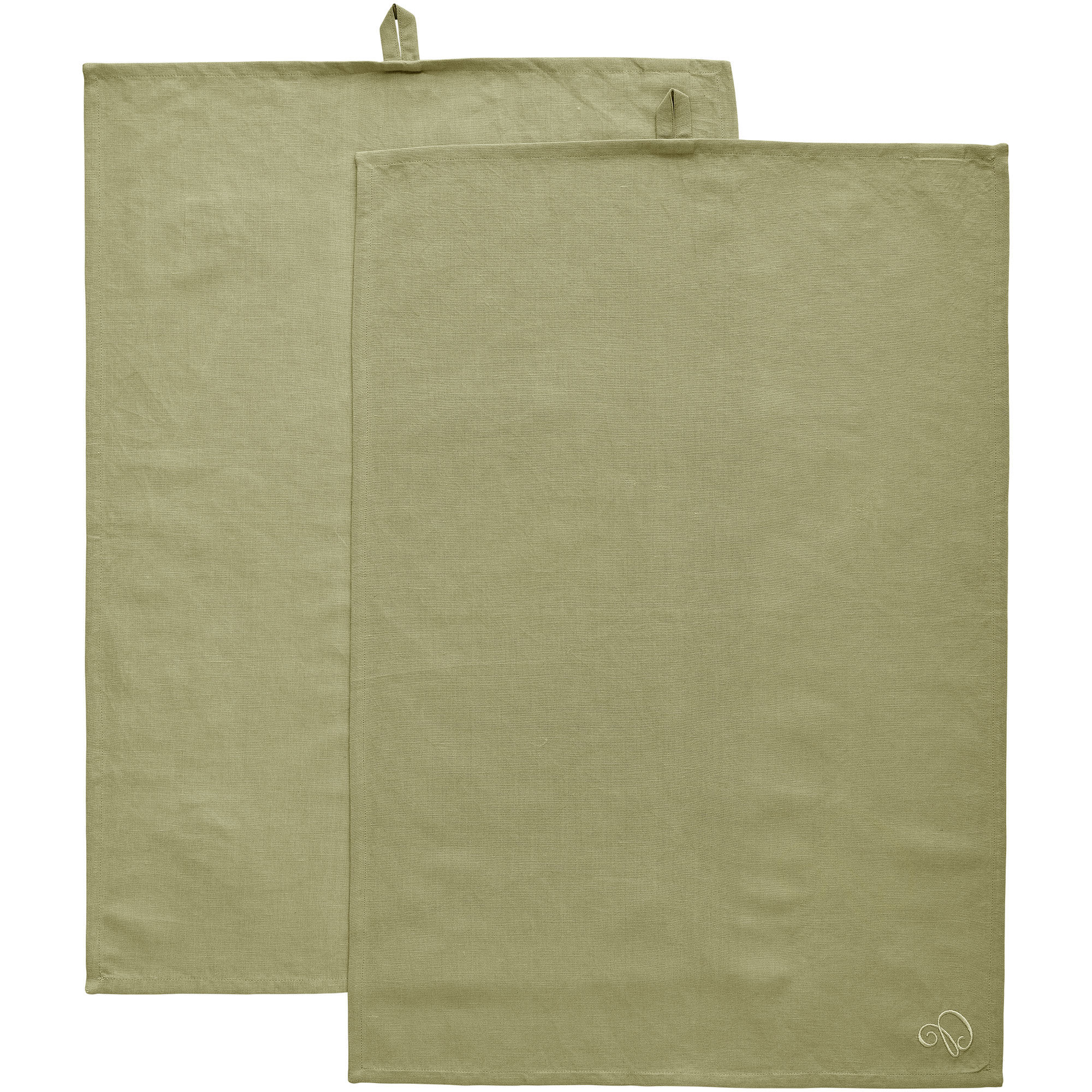 Decotique Sienna Viskestykke Hør 70    50 Cm  -pak  Grøn