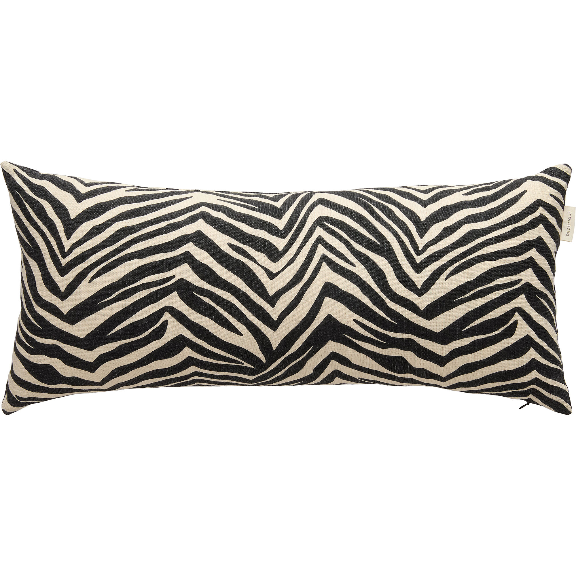 Decotique Zebra Pude 30   70 Cm  Hvid Sort