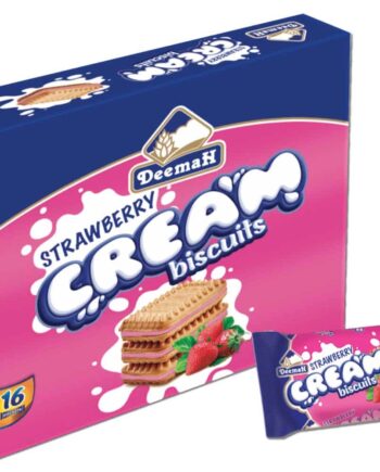 Deemah Jordbærcremekiks 16 Stk