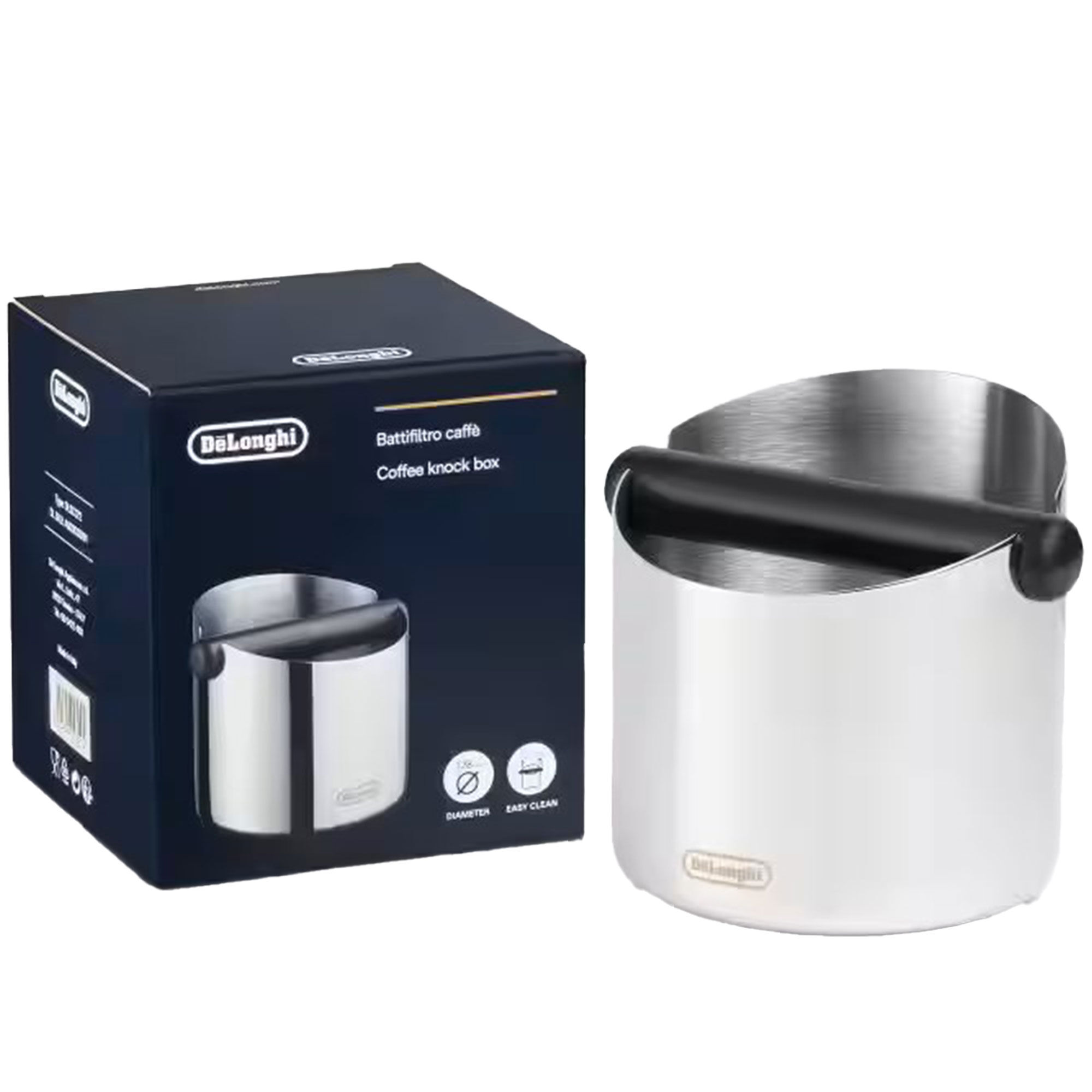 Delonghi Knock Box Beholder Til Kaffegrums  Rustfrit Stål
