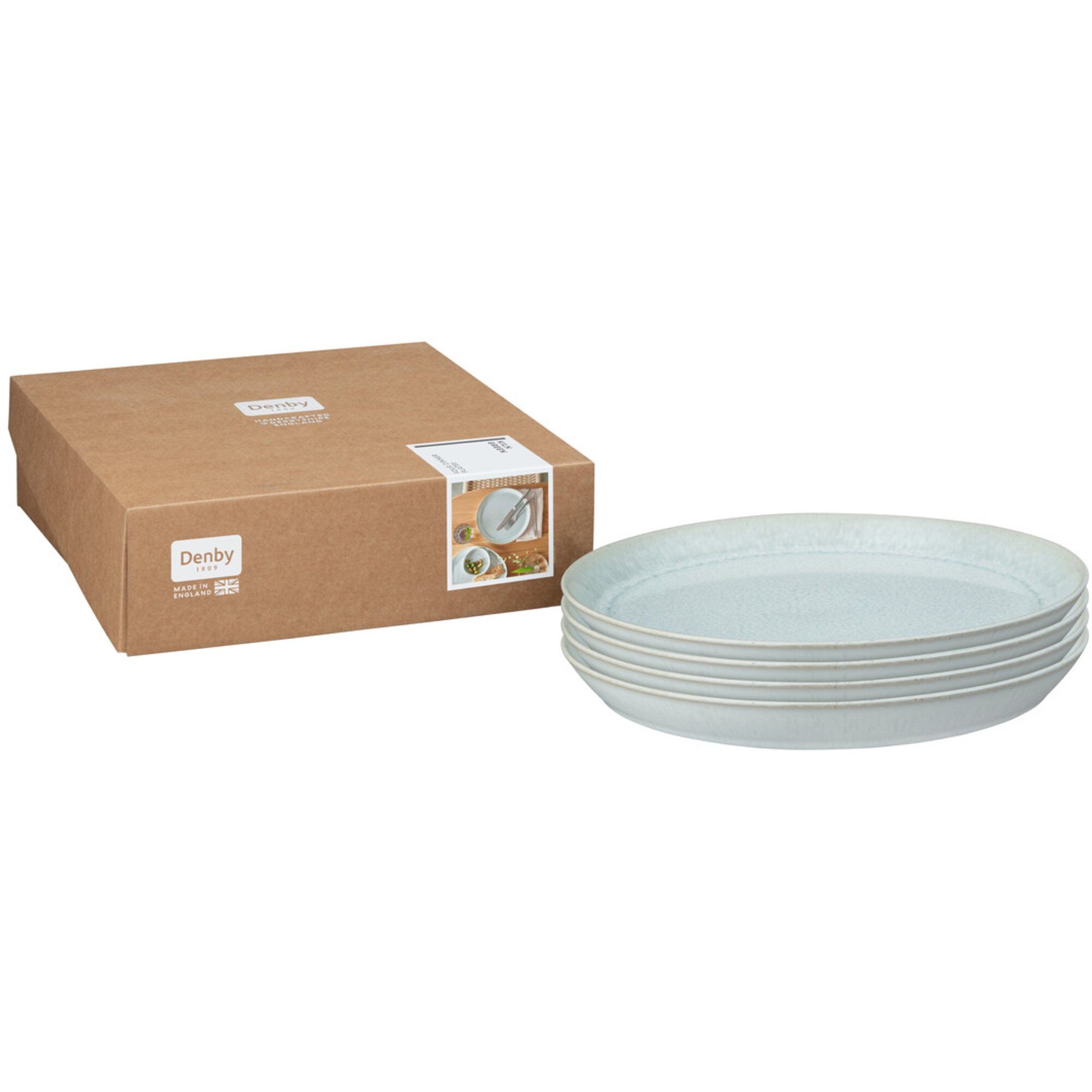 Denby Kiln Green  Sæt Med   Middagstallerkner
