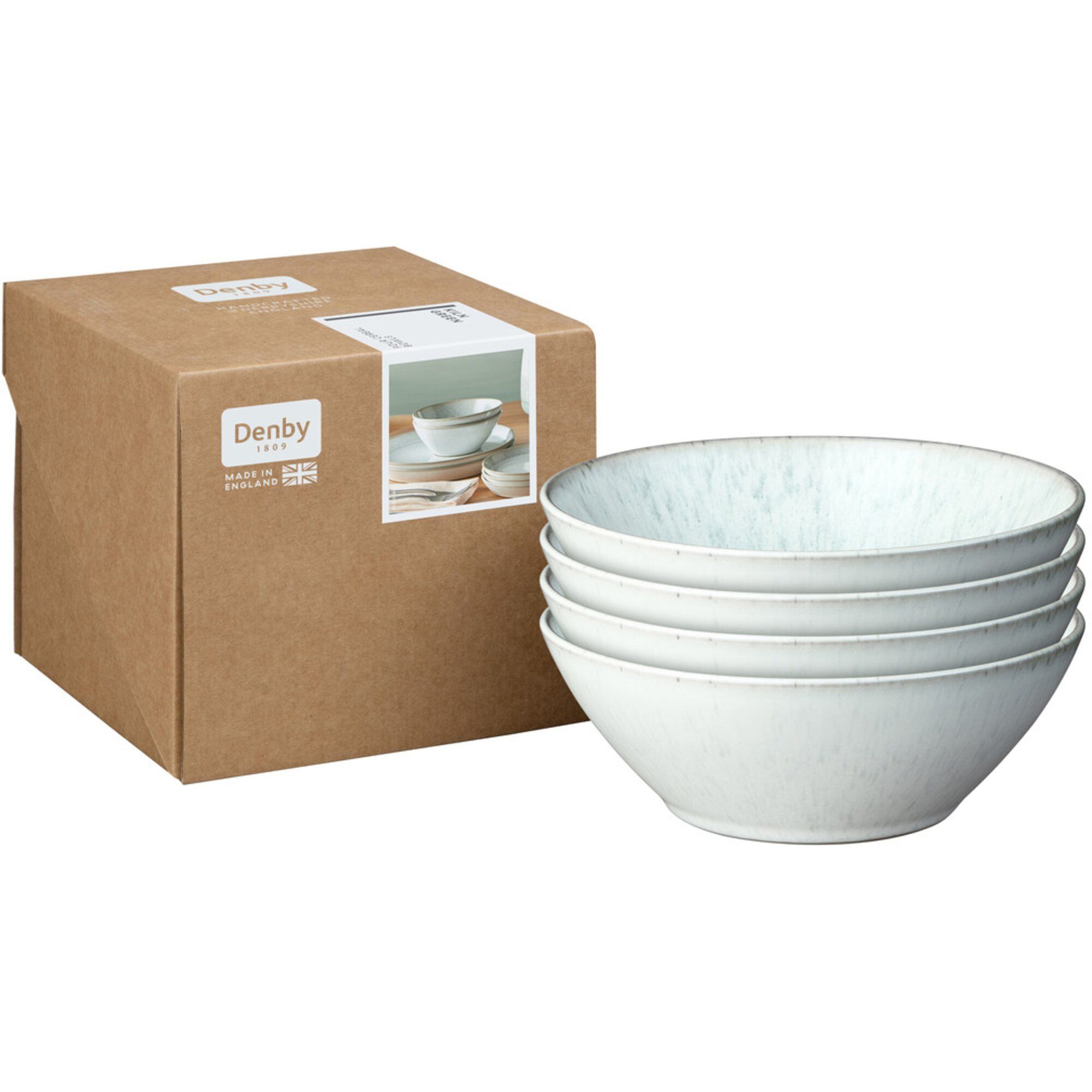 Denby Kiln Green  Sæt Med   Morgenmadsskåle
