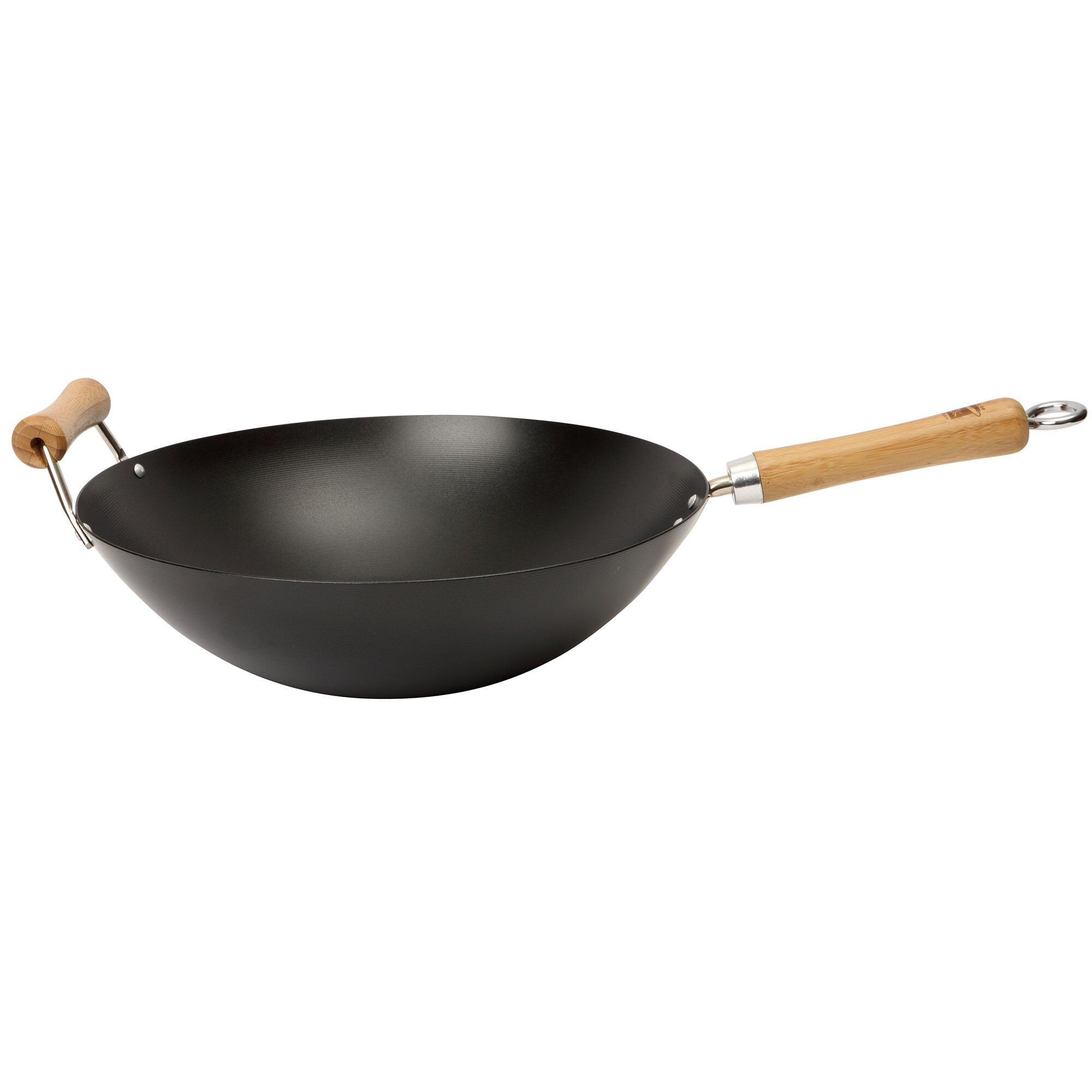 Dexam Ns Kulstål Sort Wok 36 Cm