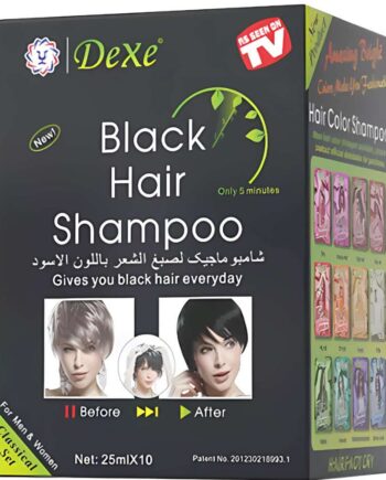 Dexe Black Hair Shampoo 10x25 Ml