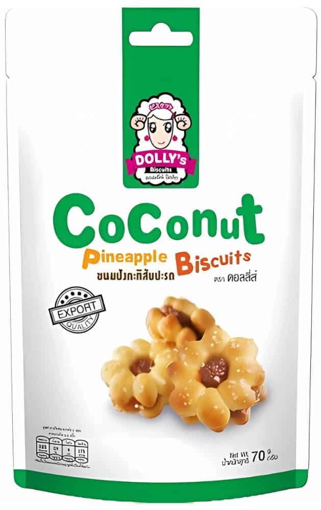 Dolly Coconut Pineapple Biscuits 70
