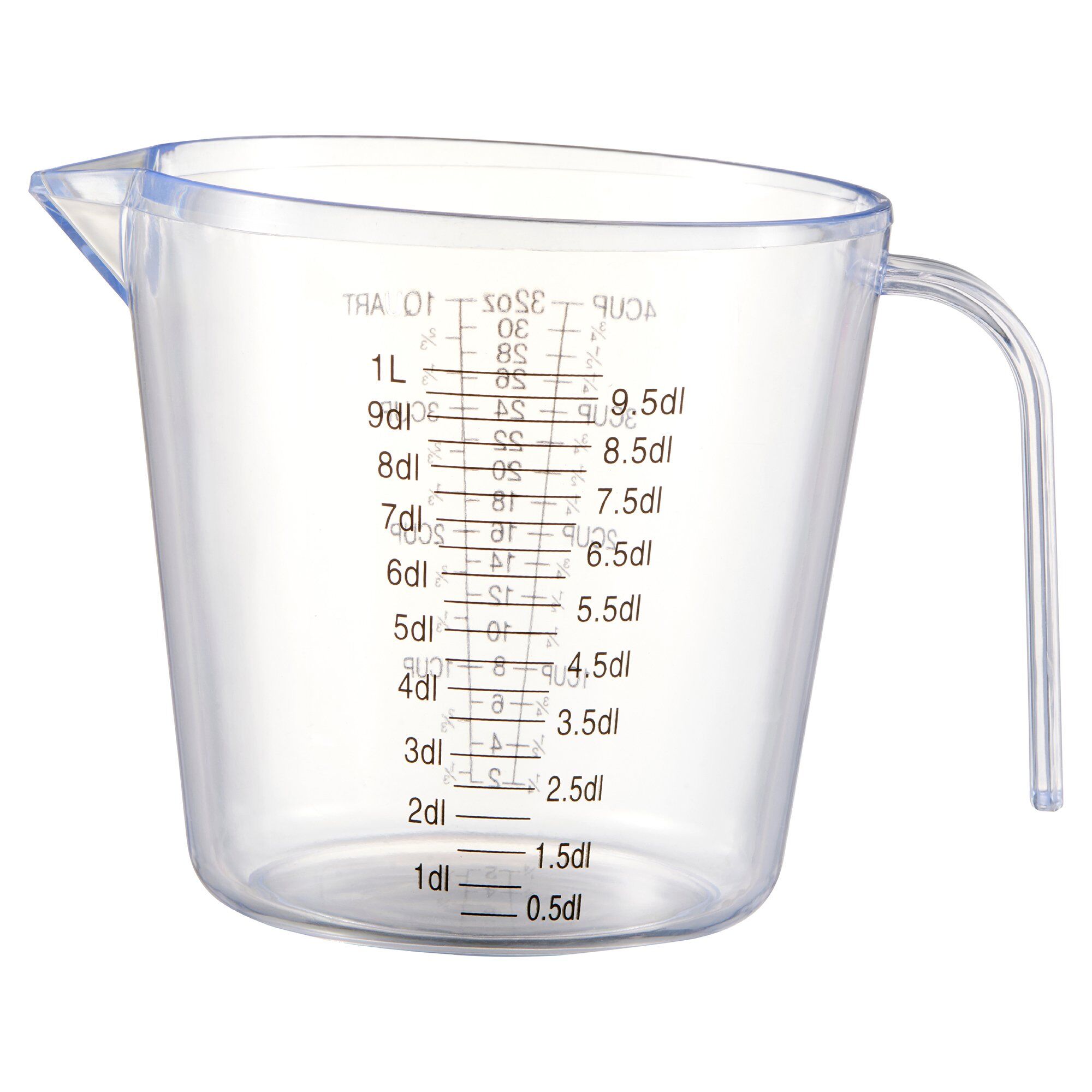 Dorre Mila Målebæger   Liter