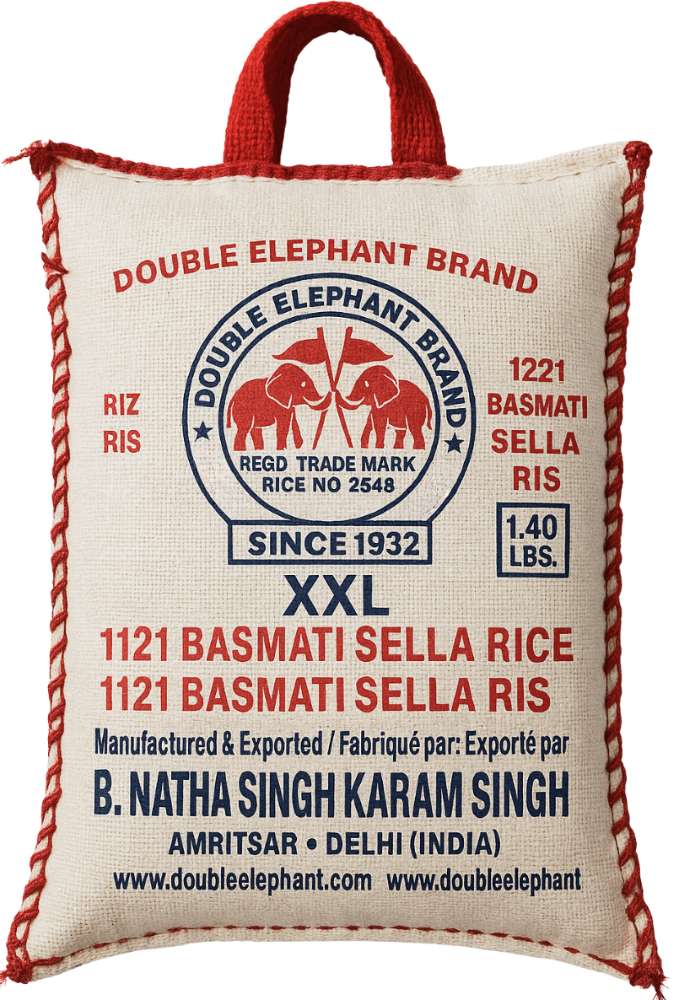 Double Elephant Basmati Sella Ris Ekstra Lange Kg