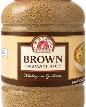 Double Elephant Brune Basmati Ris  Ekstra Lange   Kg