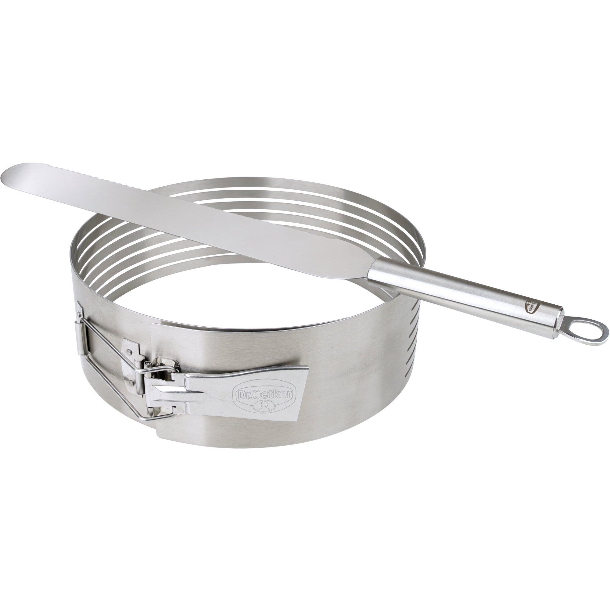 Dr Oetker  Kagedeler Og Kniv 26-28 Cm  Rustfrit Stål