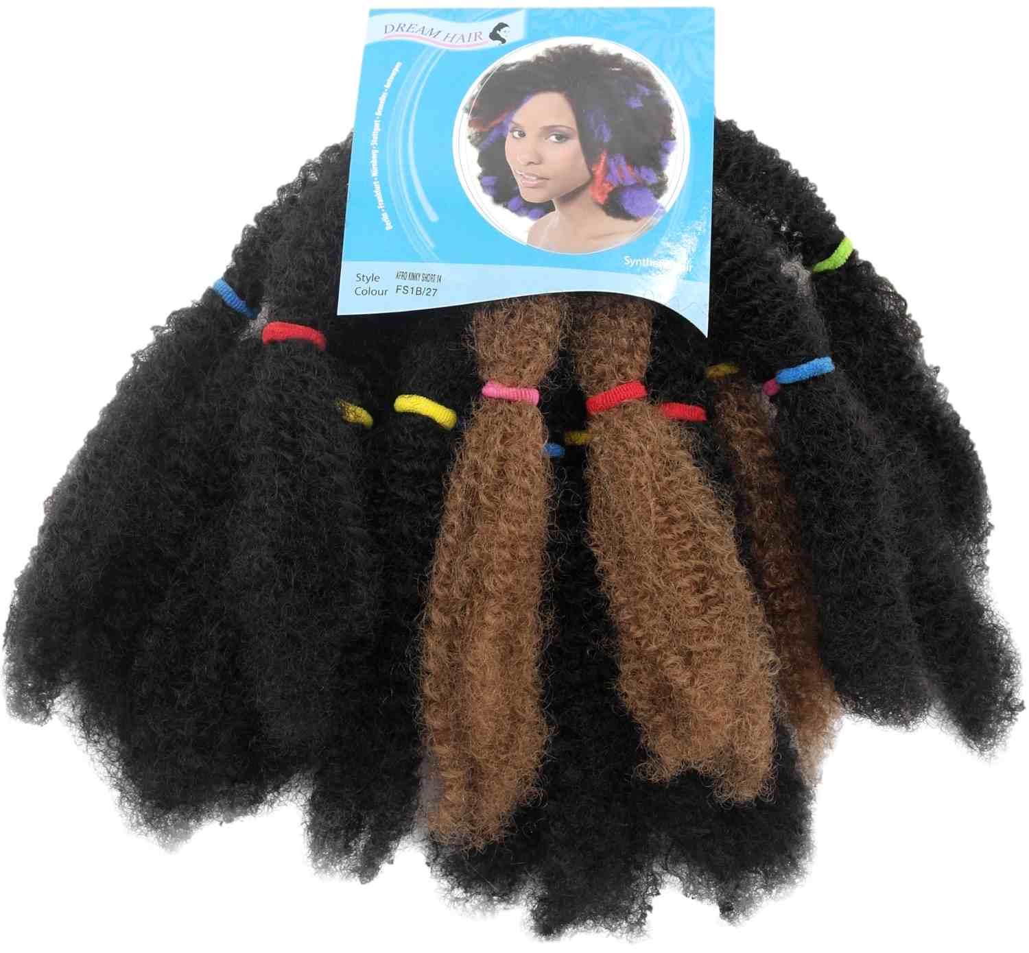 Dream Hair Afro Syntetisk Hår Fs1b 27