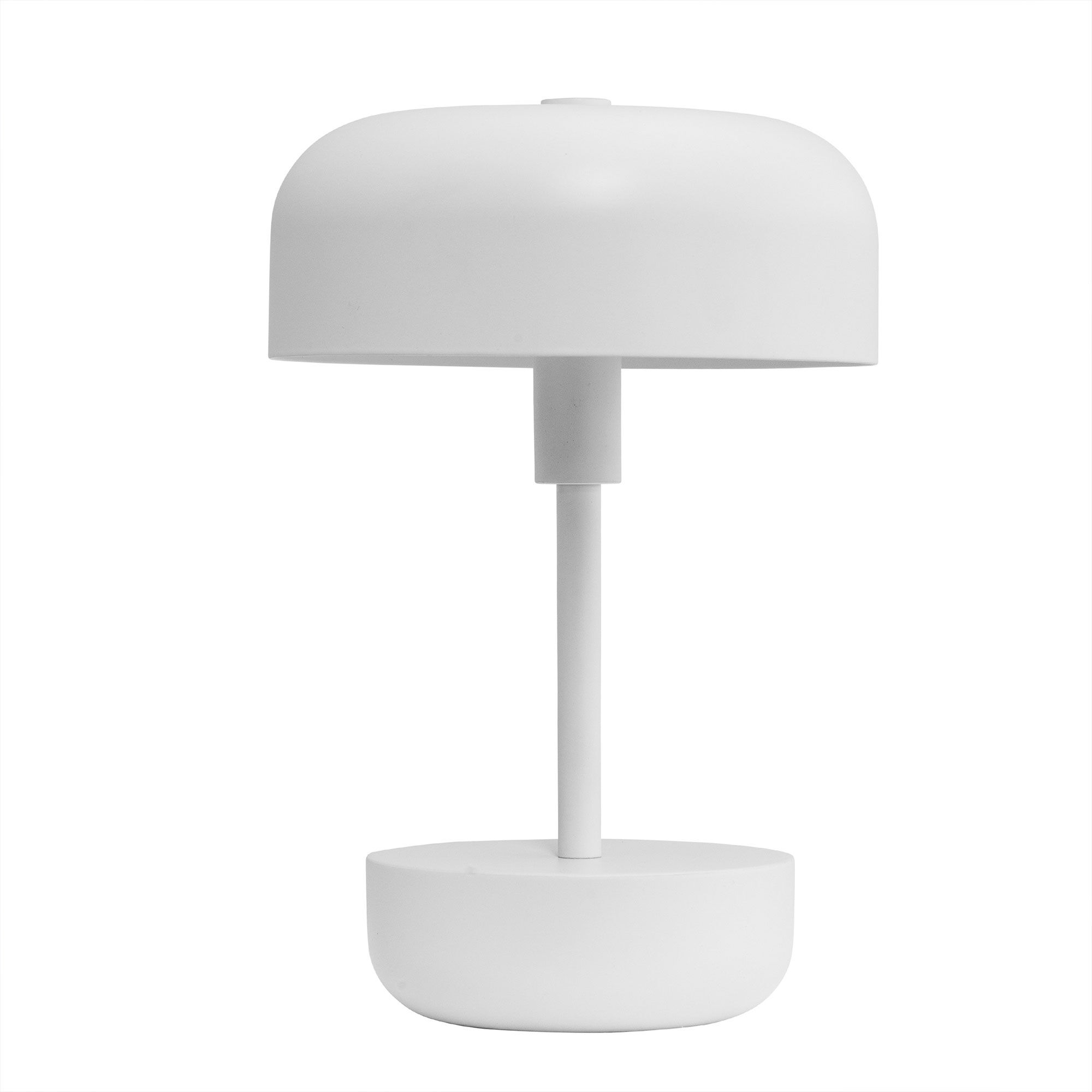 Dyberg Larsen Haipot Genopladelig Led Bordlampe  Hvid
