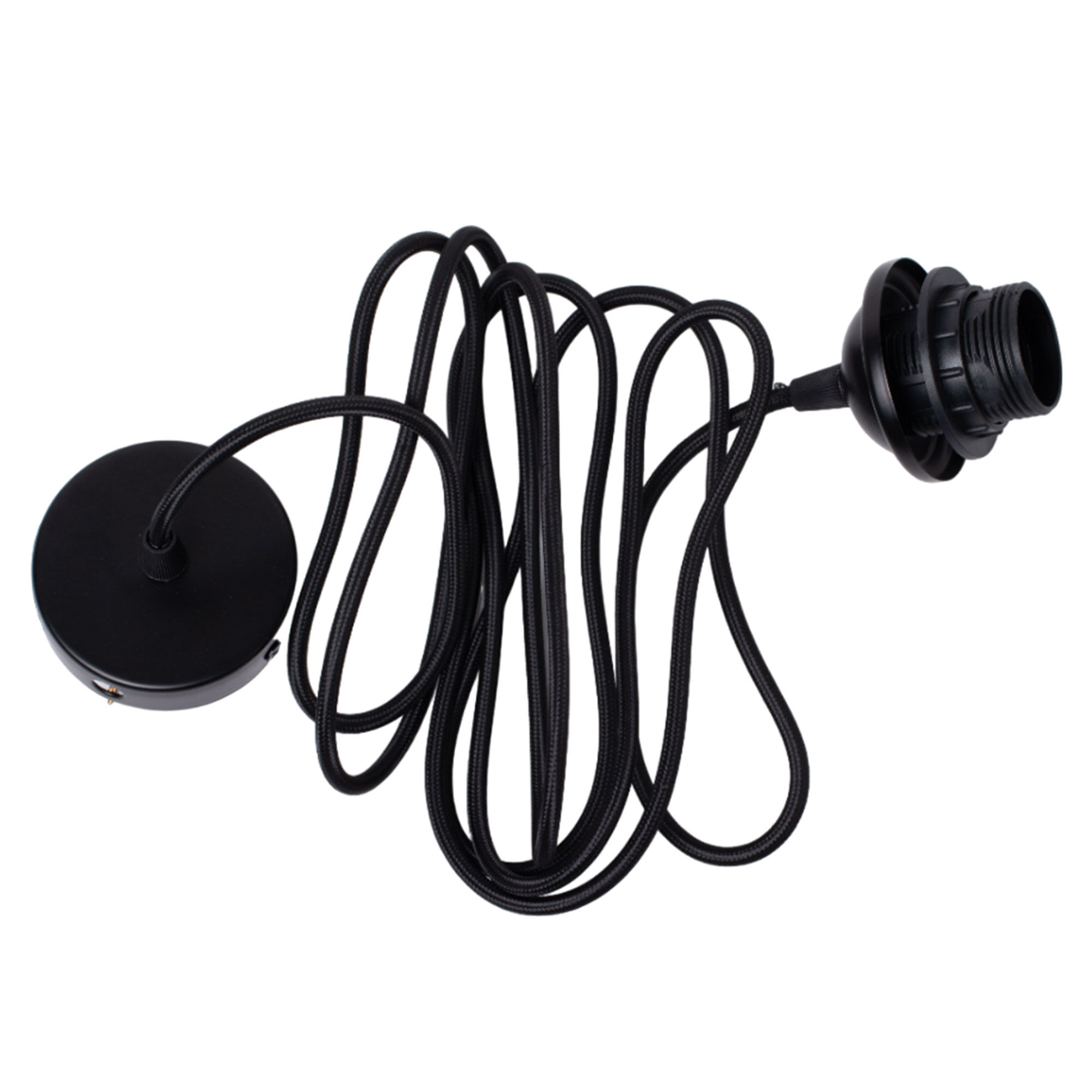 Edgeform E27 Pendelledning   Meter  Sort