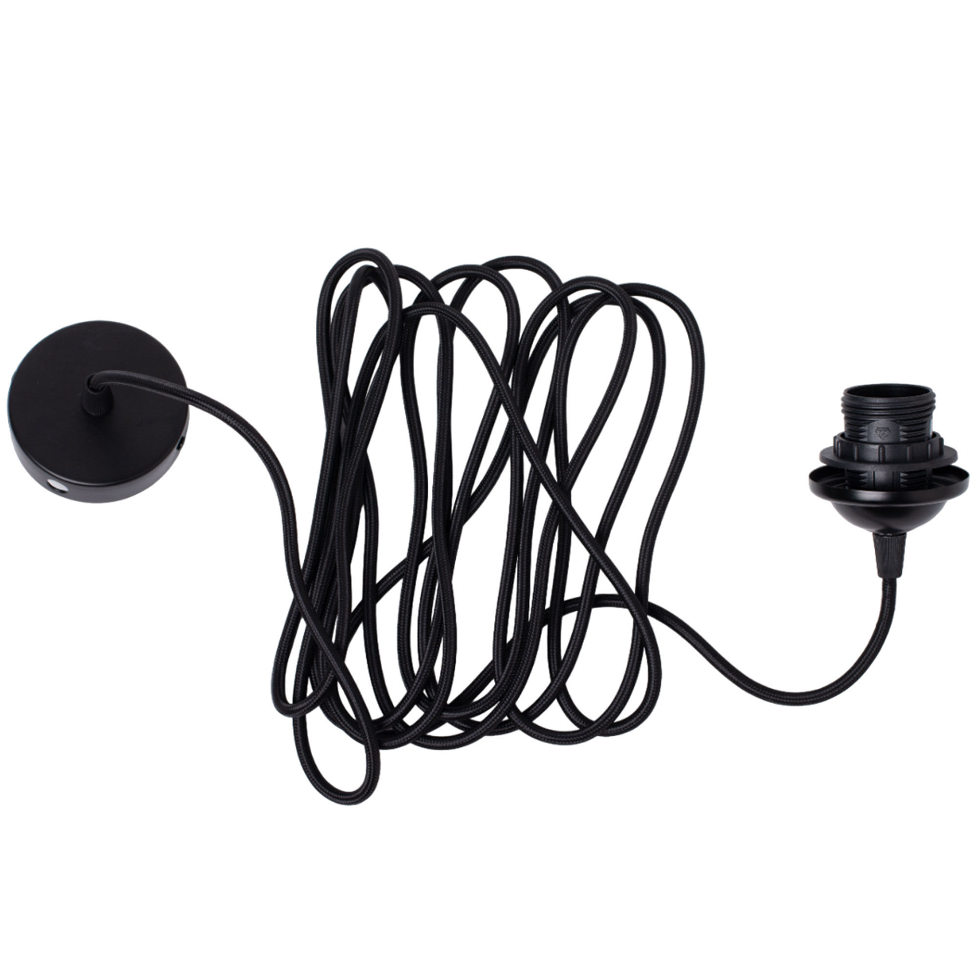 Edgeform E27 Pendelledning   Meter  Sort