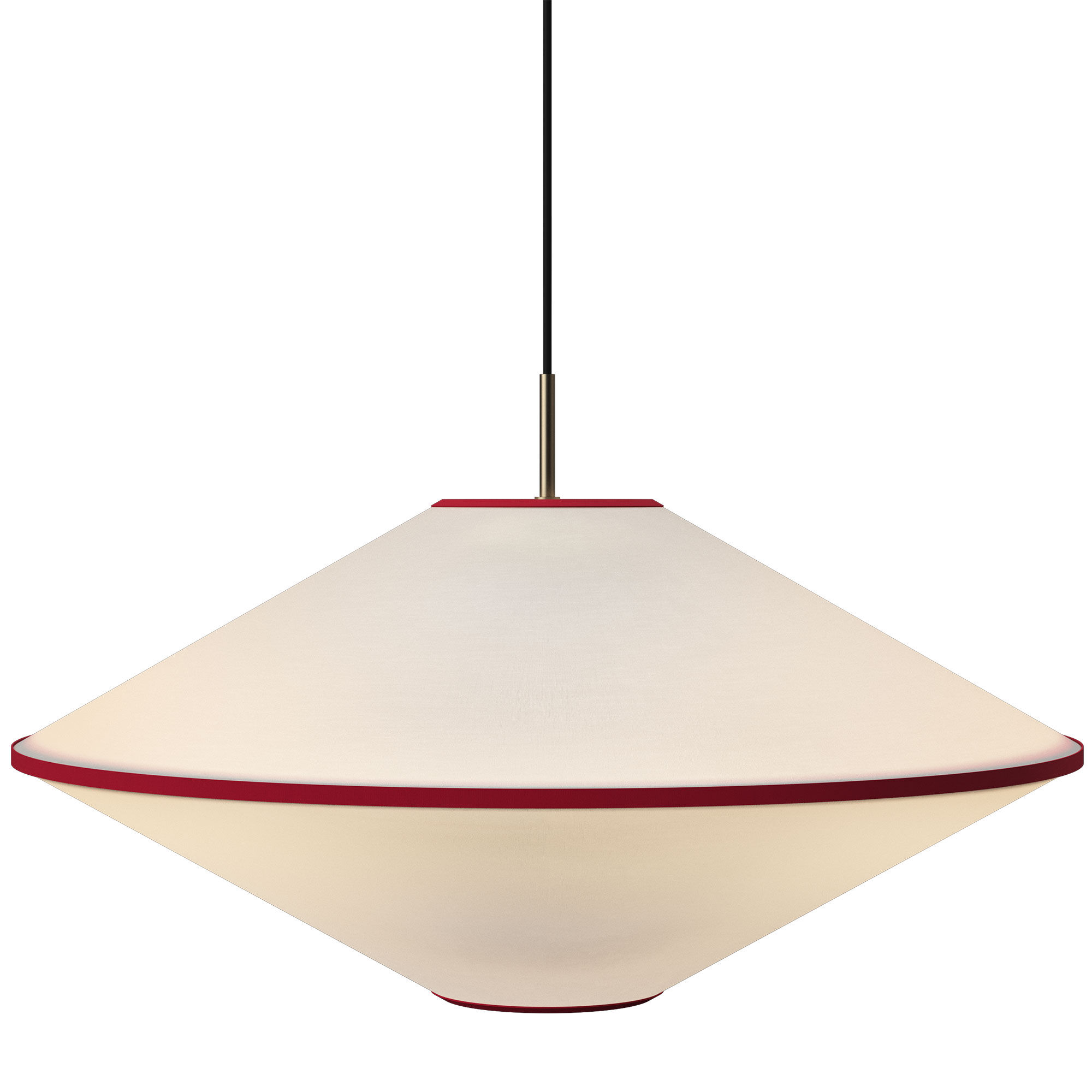 Edgeform Tafta Pendel ø65 Cm  Rød Offwhite