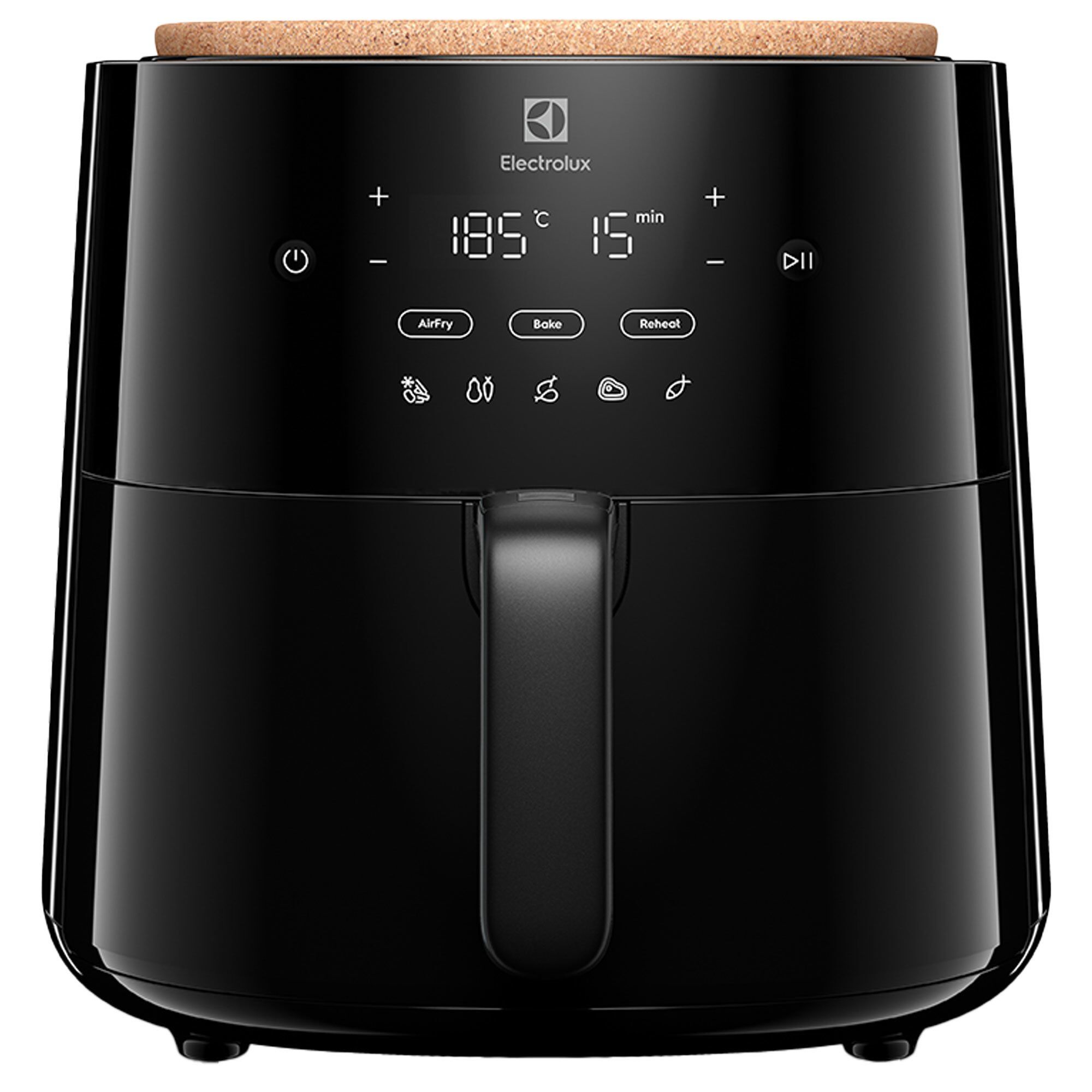 Electrolux 700s Eaf7b Airfryer   Liter  Black Glossy
