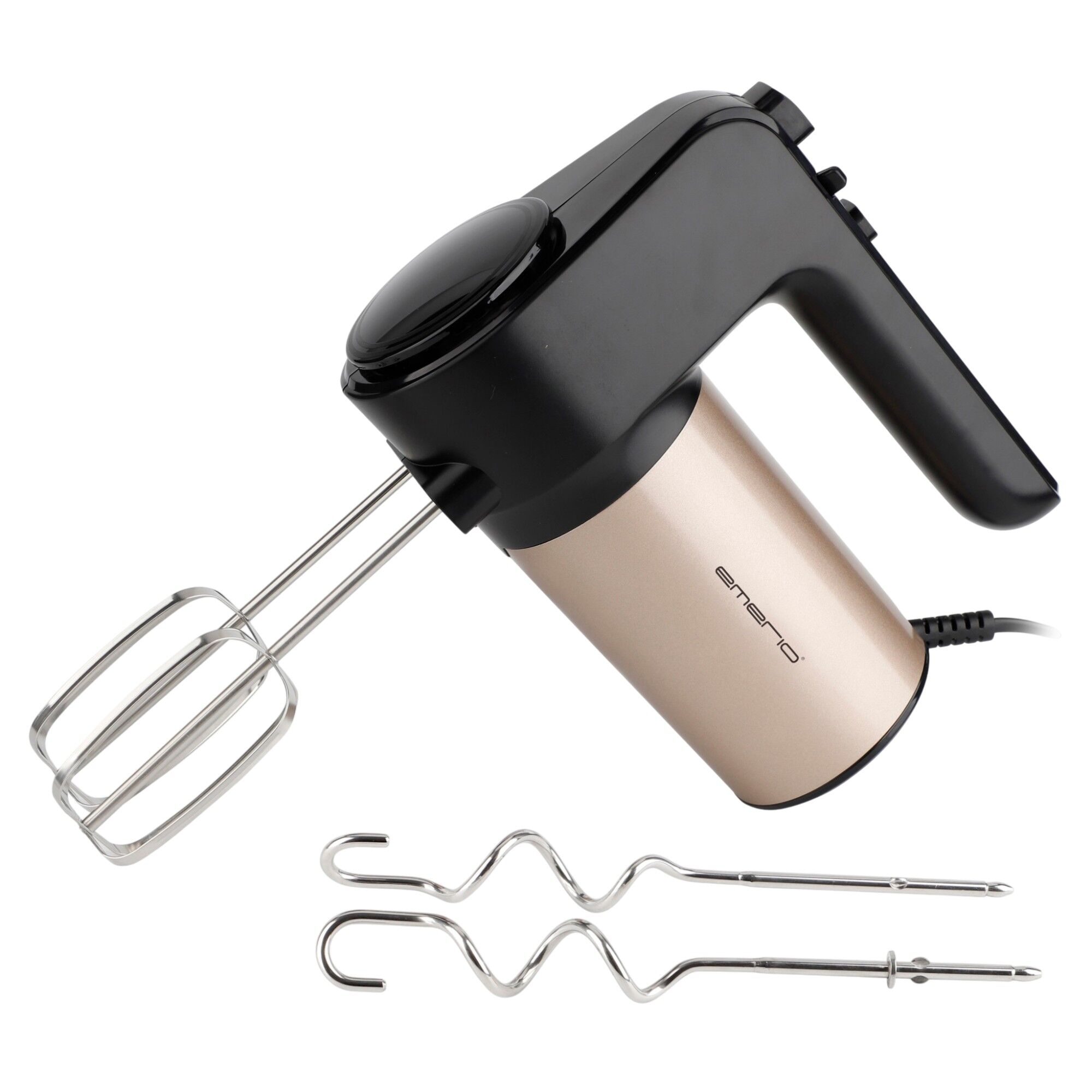 Emerio Håndmixer 400    Sort Silkemat Guldfinish